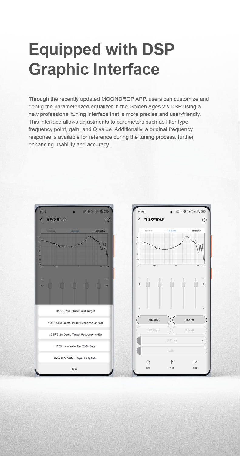 Apos Audio Moondrop Earphone / In-Ear Monitor (IEM) MOONDROP Golden Ages 2 ANC TWS IEMs