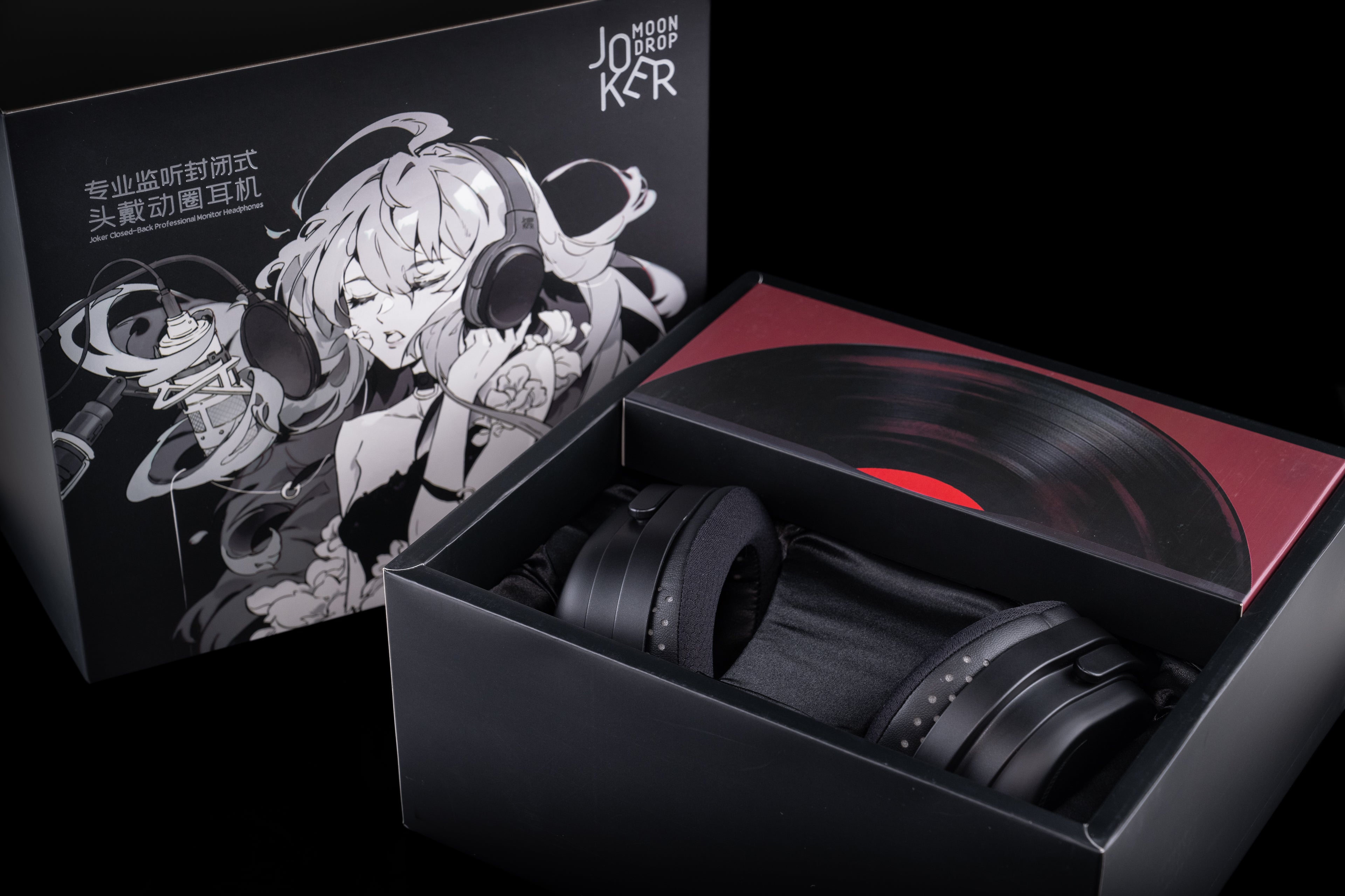 Apos Audio Moondrop Earphone / In-Ear Monitor (IEM) Moondrop Joker Professional Monitoring Closed-Back Dynamic Driver Full-Sized Headphones