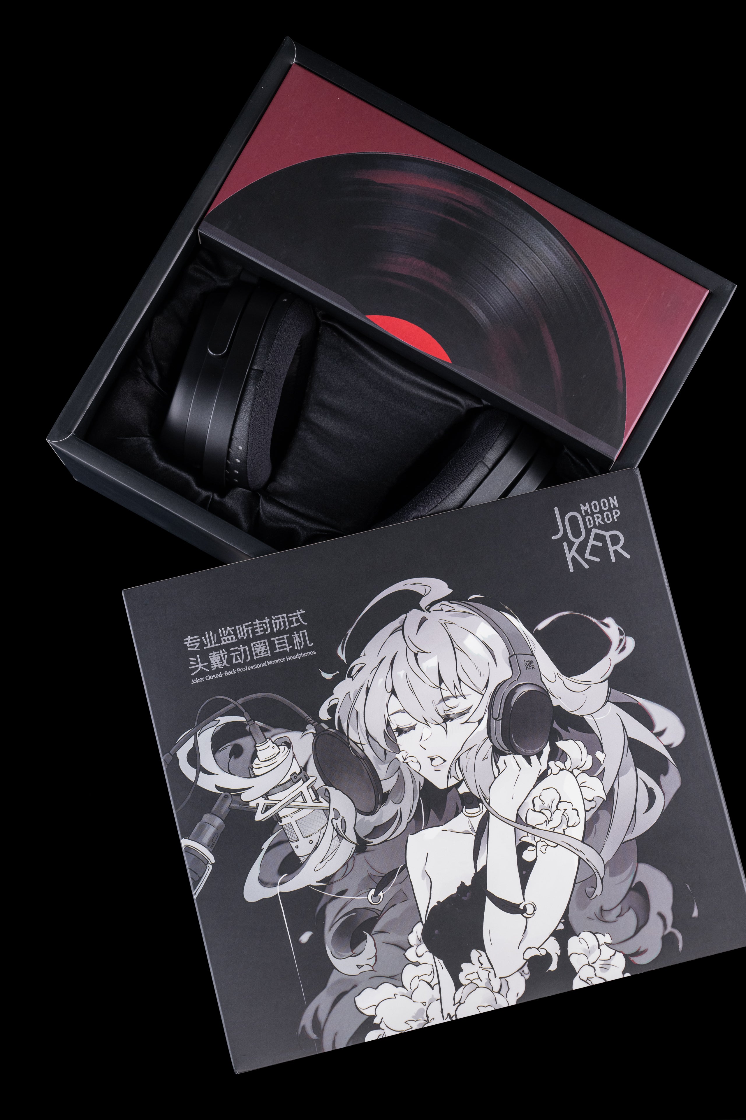 Apos Audio Moondrop Earphone / In-Ear Monitor (IEM) Moondrop Joker Professional Monitoring Closed-Back Dynamic Driver Full-Sized Headphones