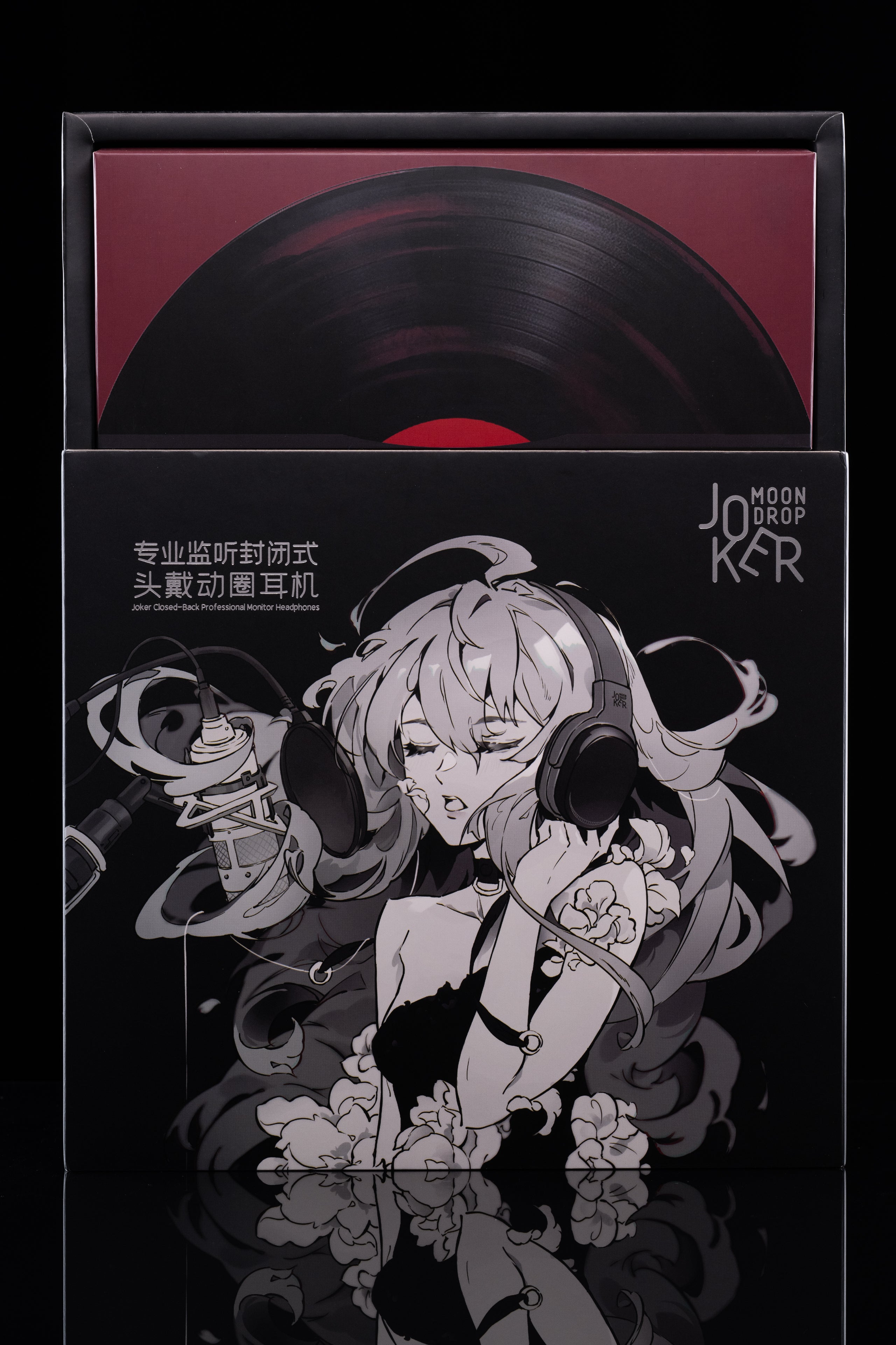 Apos Audio Moondrop Earphone / In-Ear Monitor (IEM) Moondrop Joker Professional Monitoring Closed-Back Dynamic Driver Full-Sized Headphones