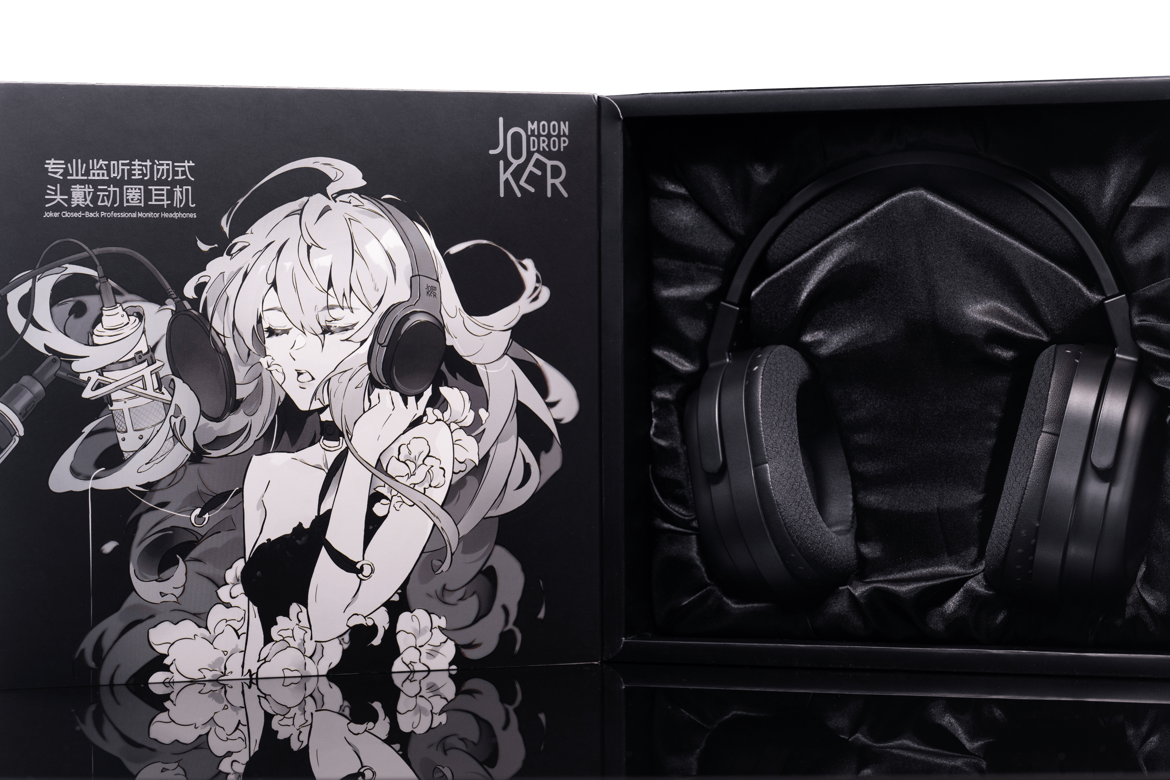 Apos Audio Moondrop Earphone / In-Ear Monitor (IEM) Moondrop Joker Professional Monitoring Closed-Back Dynamic Driver Full-Sized Headphones