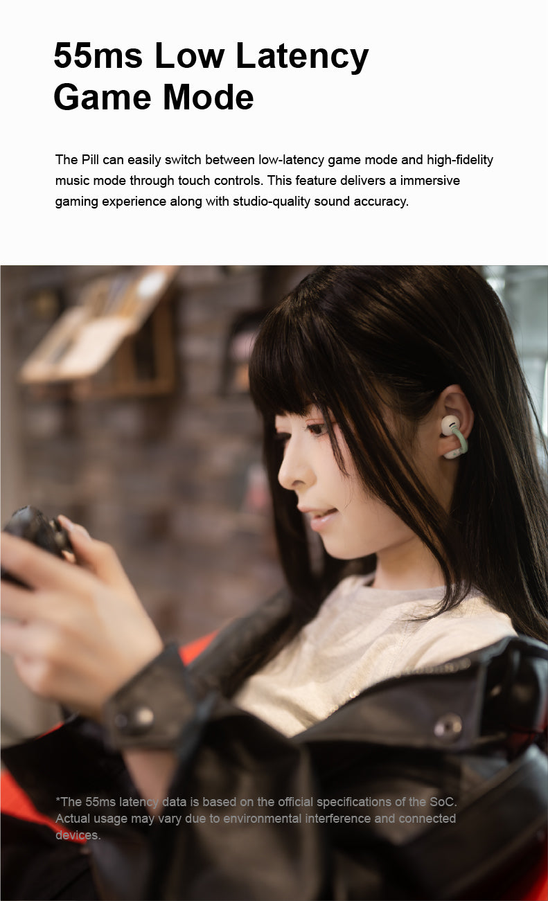 Apos Audio Moondrop Earphone / In-Ear Monitor (IEM) Moondrop Pill AI ENC HIFI Earbuds