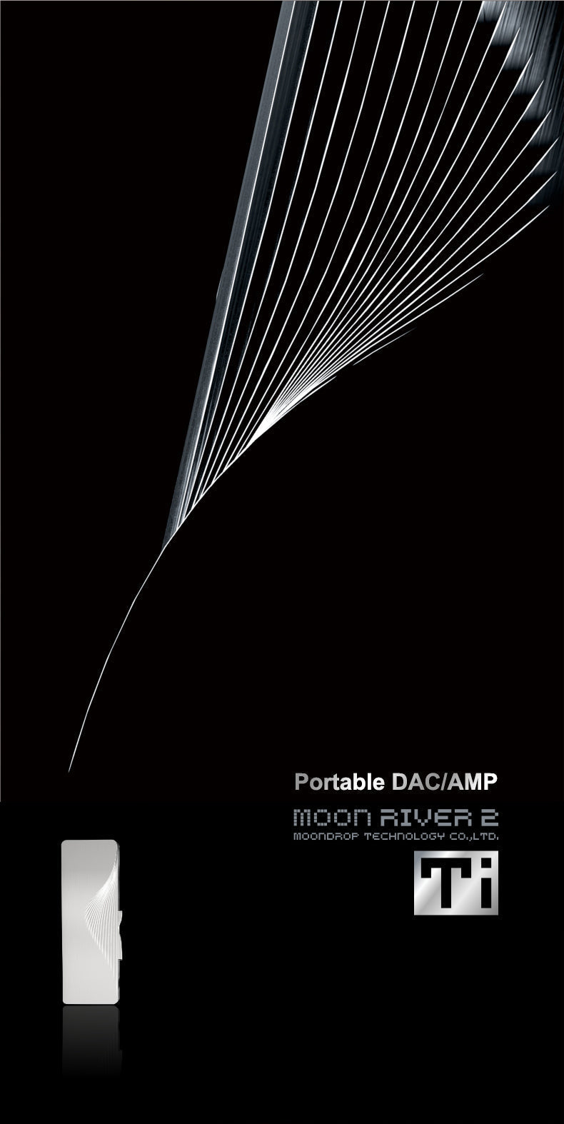 Apos Audio Moondrop Headphone DAC/Amp Moonriver 2 TI Portable DAC/Amp (Apos Certified)