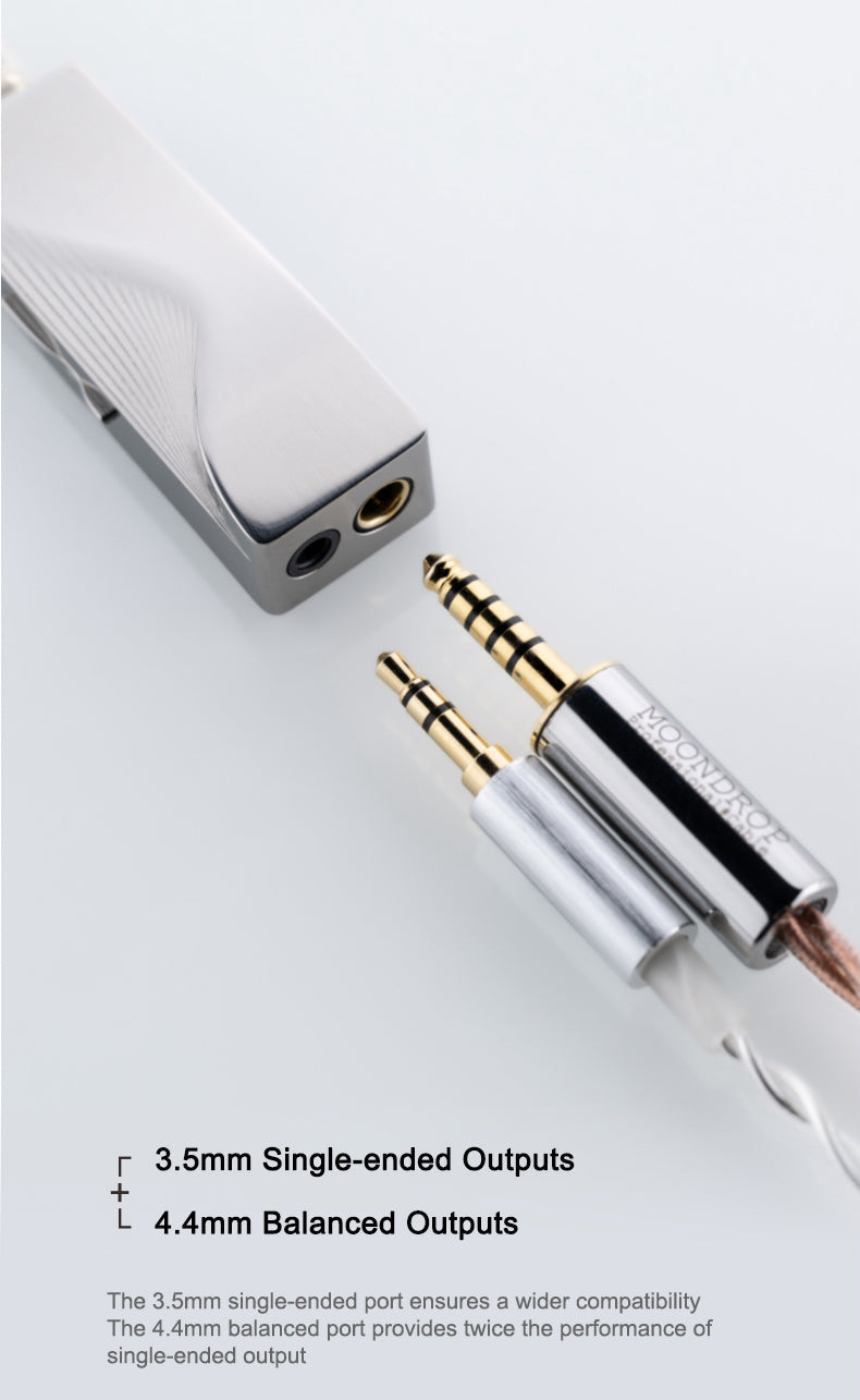 Apos Audio Moondrop Headphone DAC/Amp Moonriver 2 TI Portable DAC/Amp (Apos Certified)