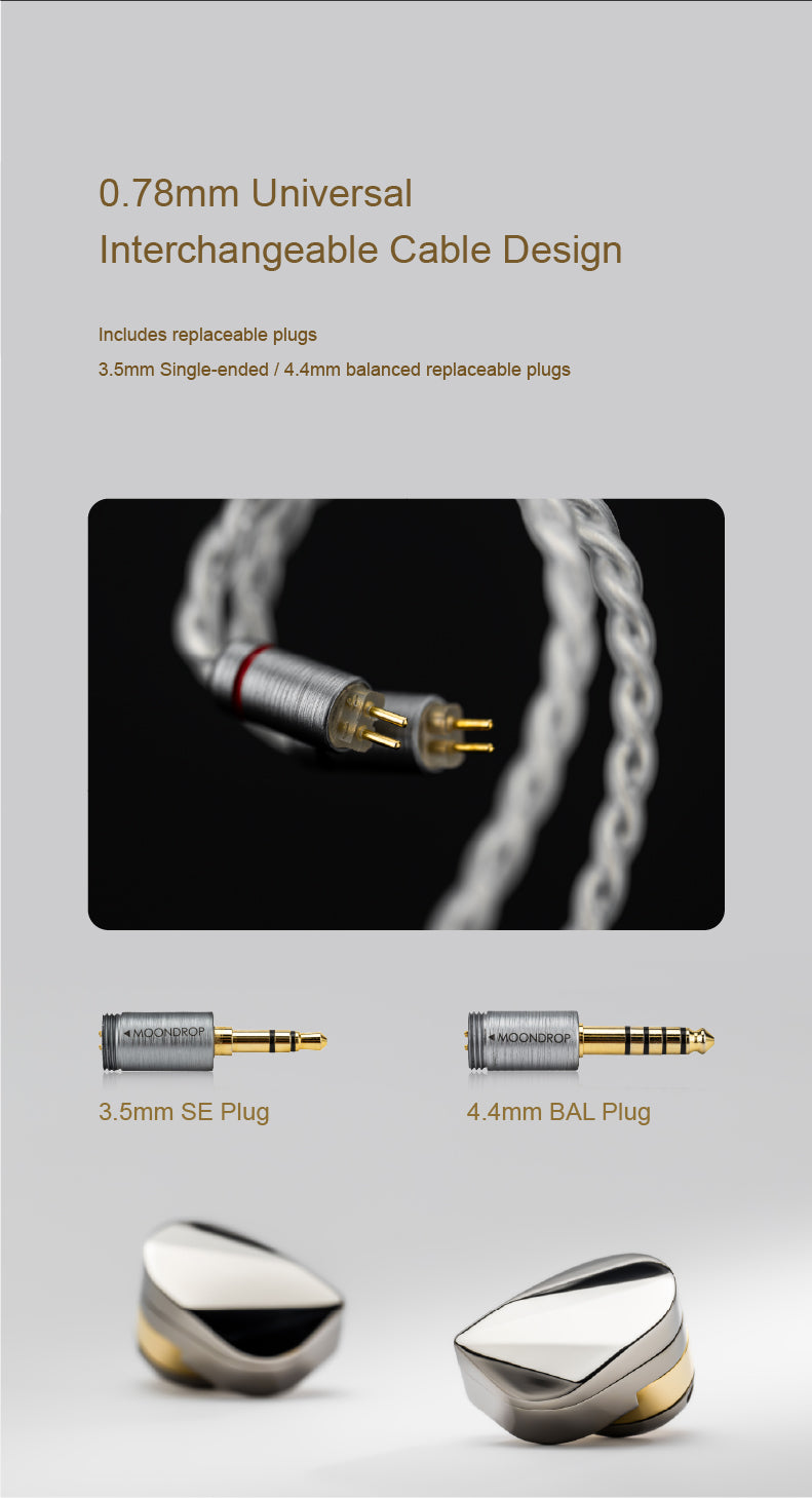 Apos Audio Moondrop Headphone Moondrop Illustrious Dynamic Driver IEMs