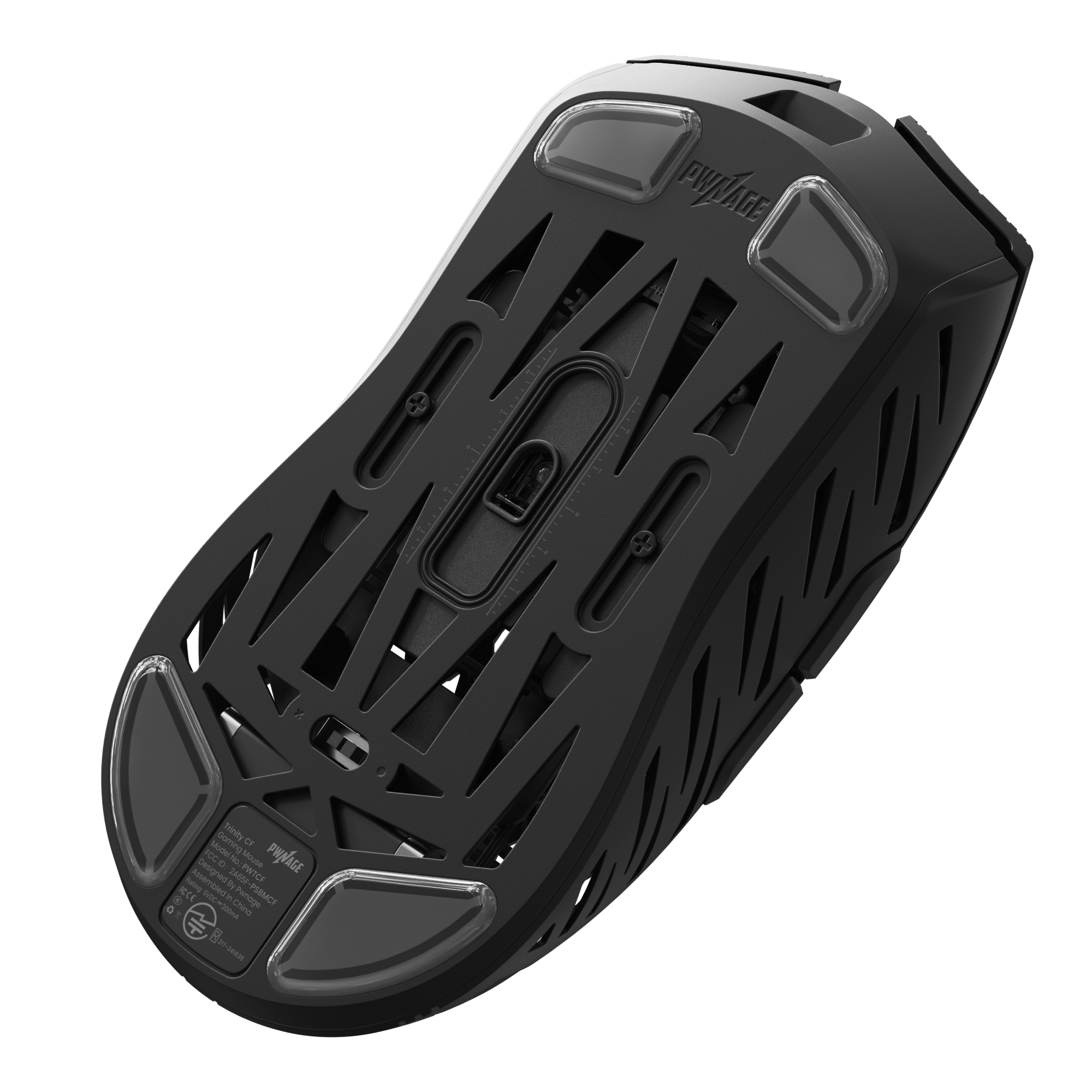 Apos Audio Pwnage Trinity Glass Feet Glass Black