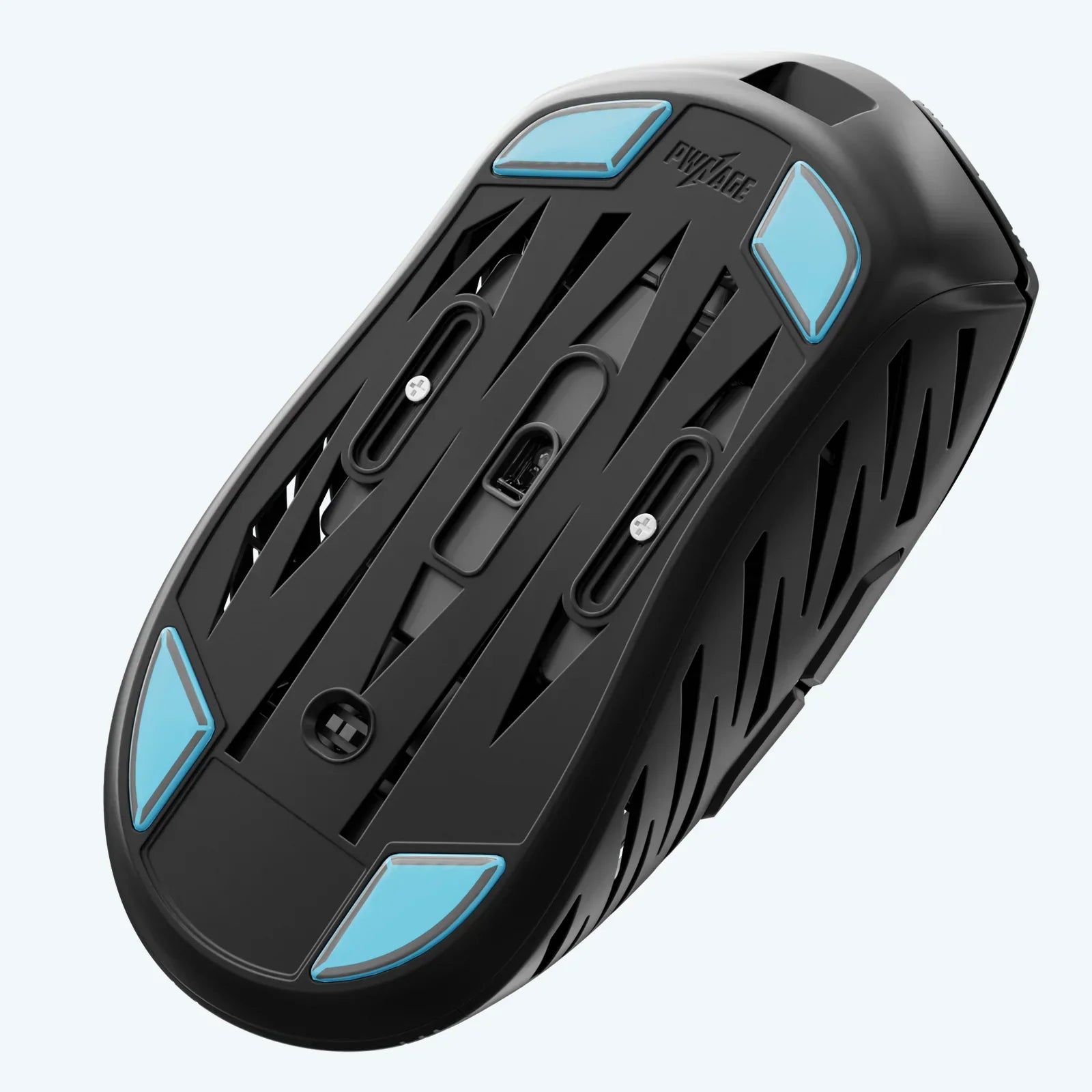 Apos Audio Pwnage Trinity Glass Feet Glass Blue