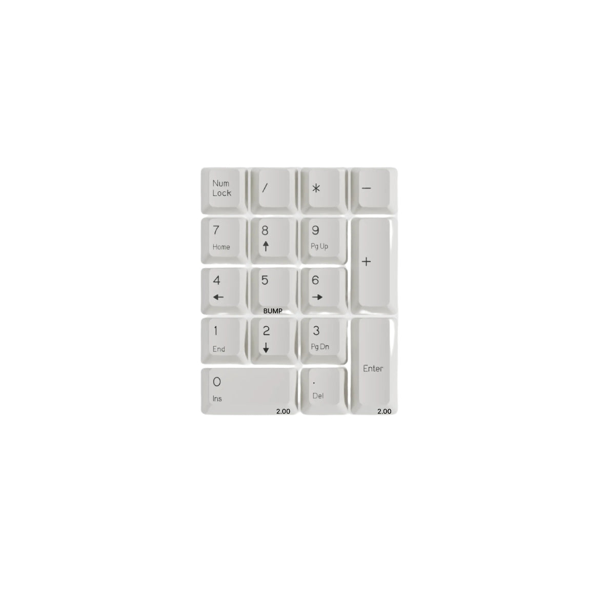 Apos Audio Signature Plastics Keycaps DCS Black & White Keycap Set