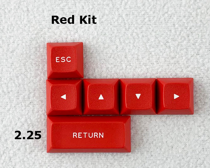 Apos Audio Signature Plastics Keycaps DSA Dolch Keycap Set Red Keycaps