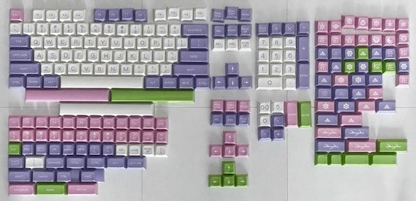 Apos Audio Signature Plastics Keycaps DSA Hana Keycap Set