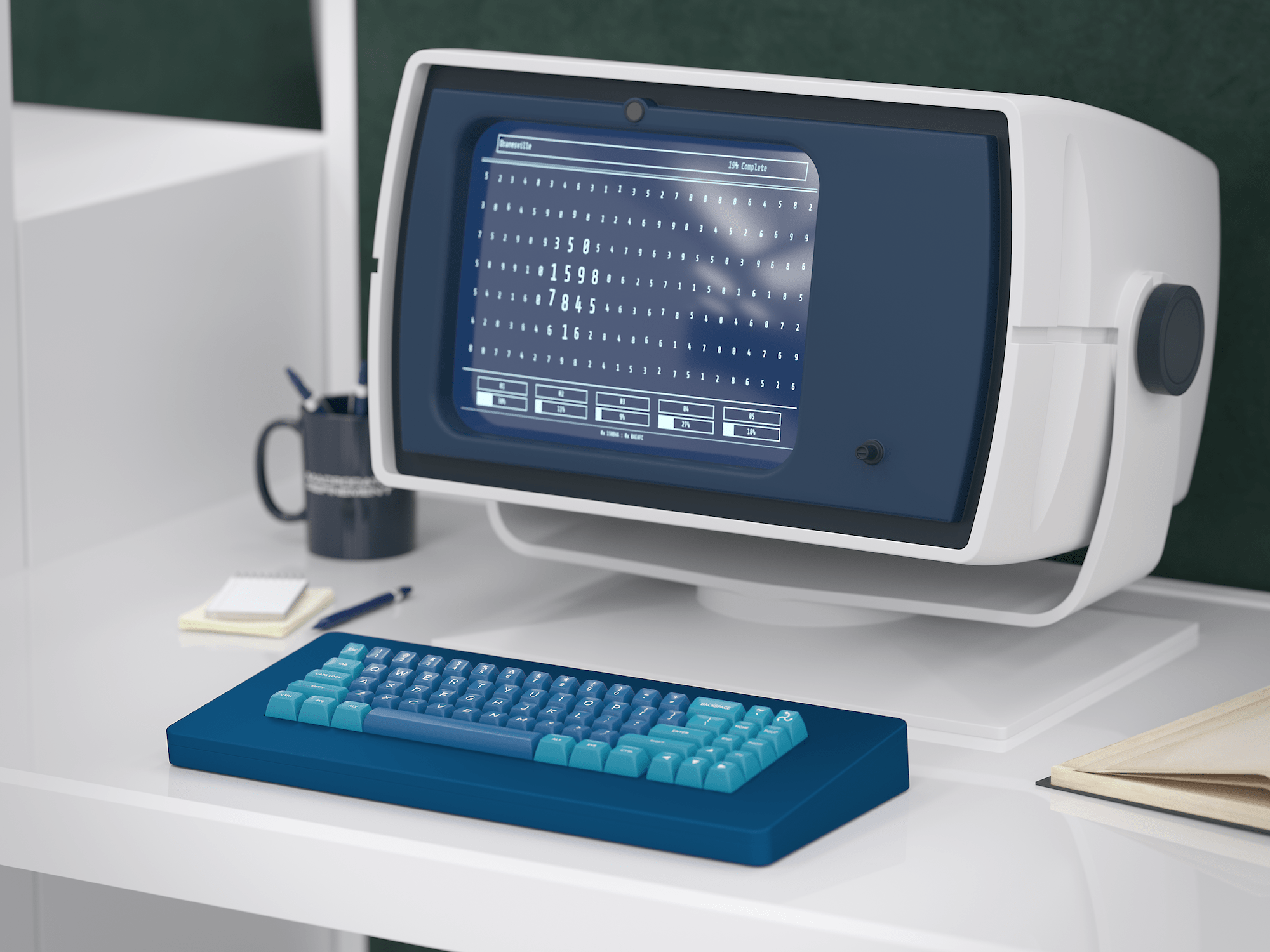 Apos Audio Signature Plastics Keycaps SA Macrodata Refinement Keycap Set