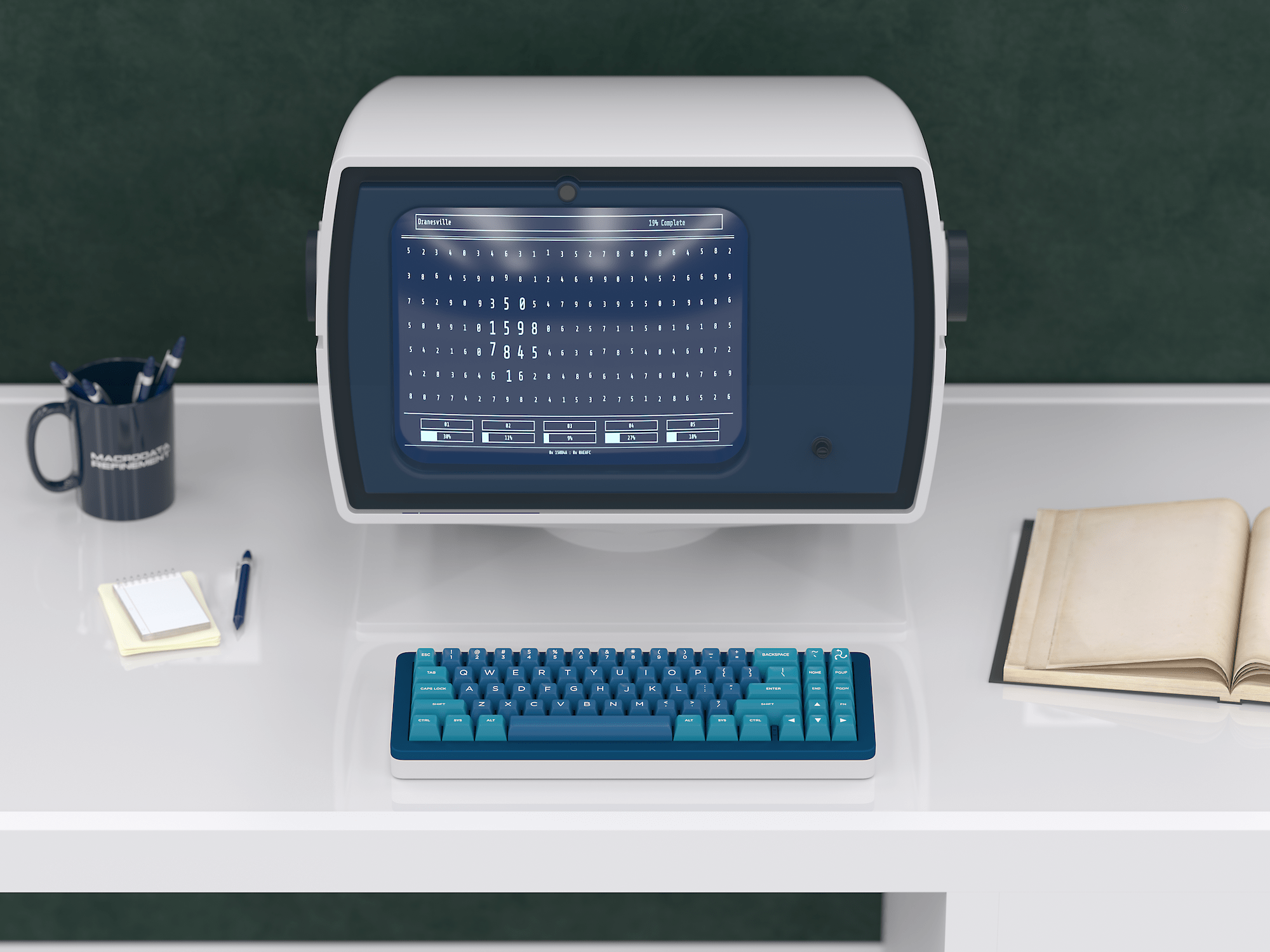 Apos Audio Signature Plastics Keycaps SA Macrodata Refinement Keycap Set
