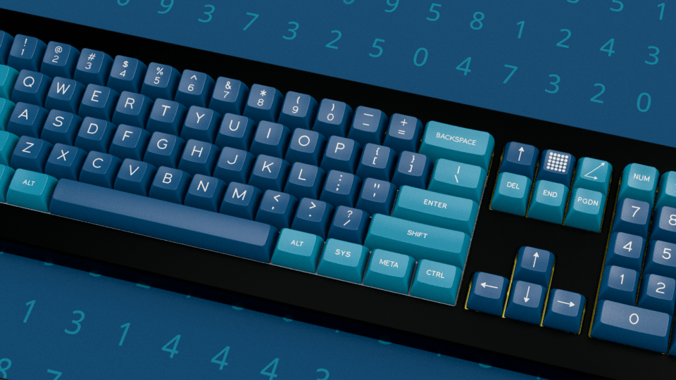 Apos Audio Signature Plastics Keycaps SA Macrodata Refinement (R2) Keycap Set