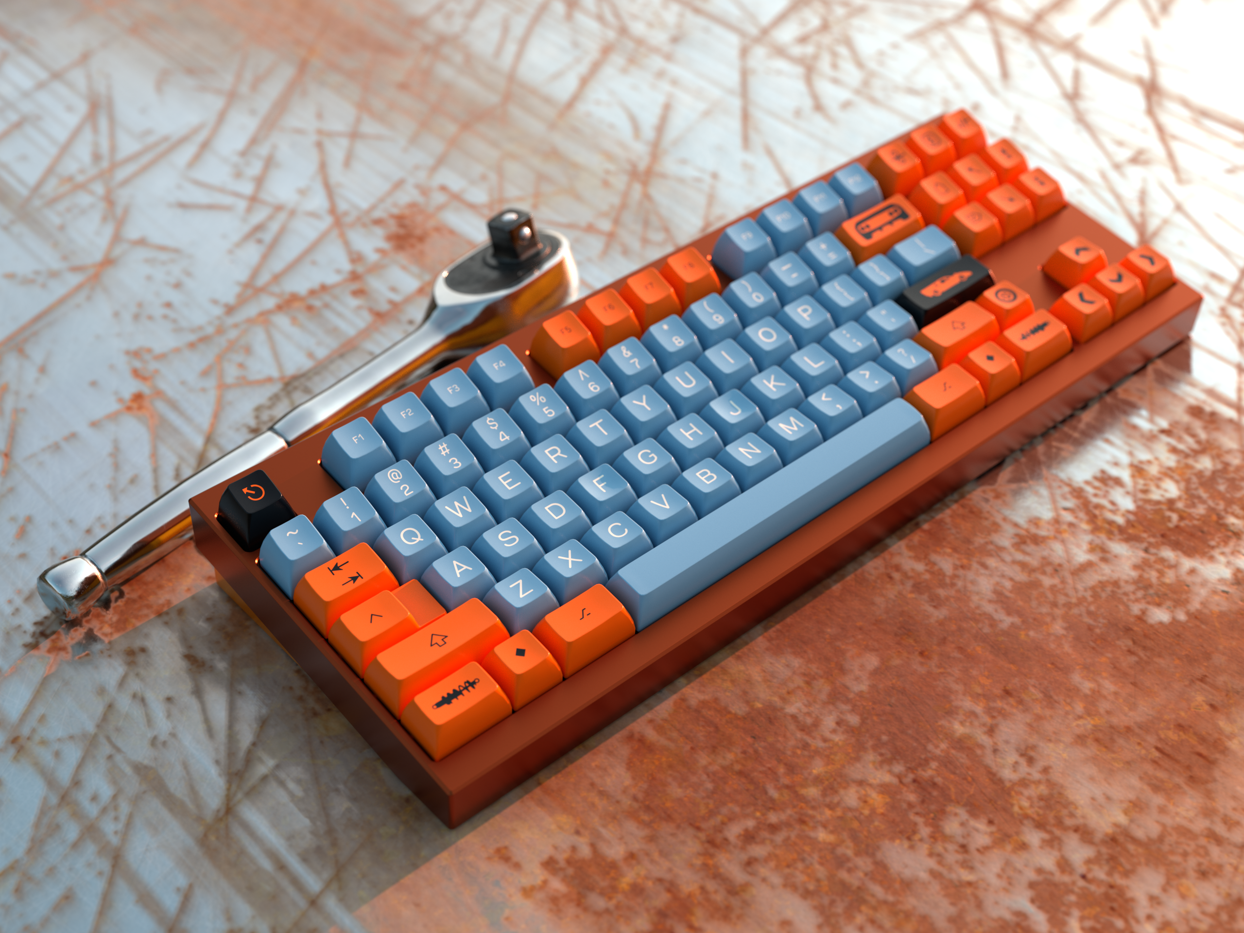 Apos Audio Signature Plastics Keycaps SA Motorsport Selectric Keycap Set
