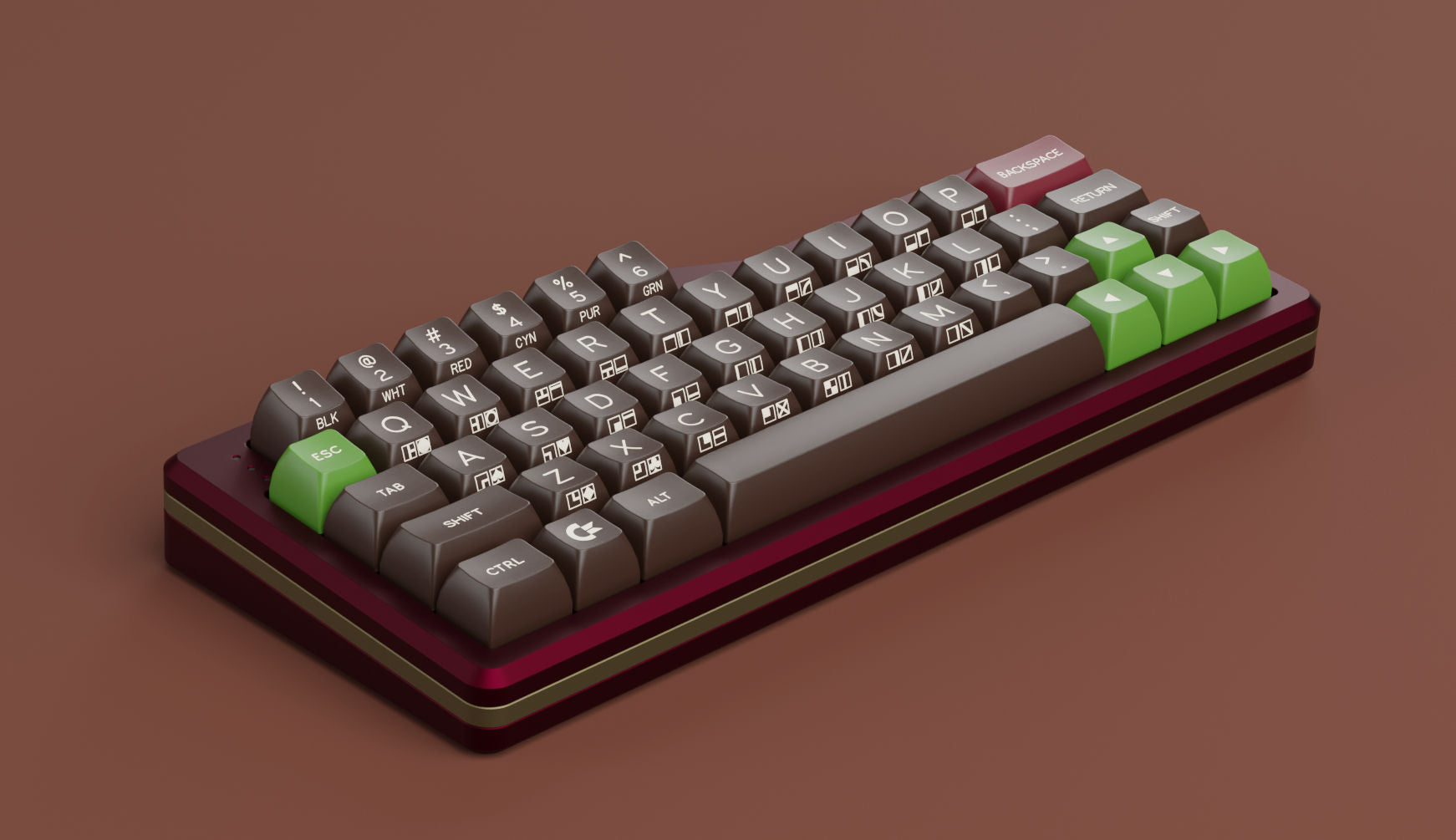 Apos Audio Signature Plastics Keycaps SA Retro Keycap Set