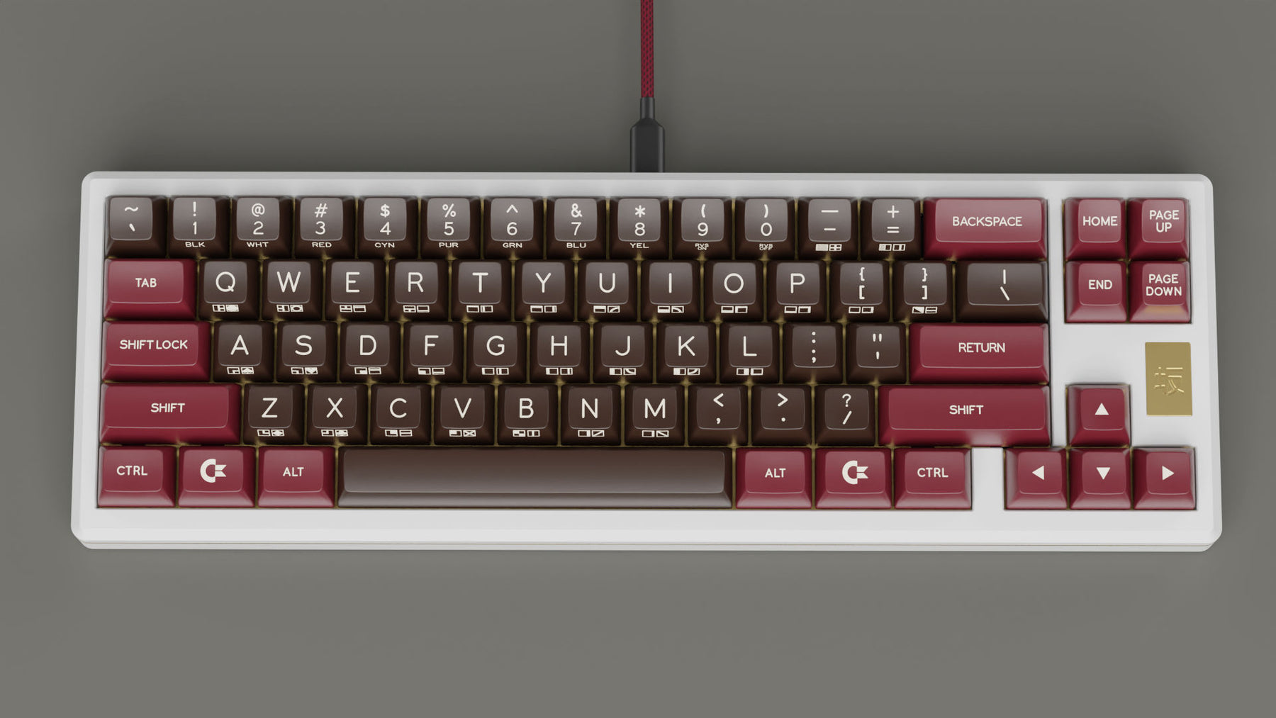 Apos Audio Signature Plastics Keycaps SA Retro Keycap Set