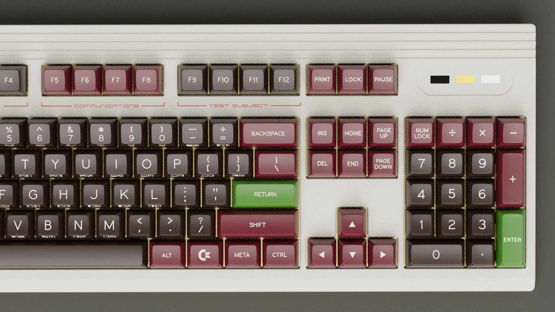 Apos Audio Signature Plastics Keycaps SA Retro Keycap Set