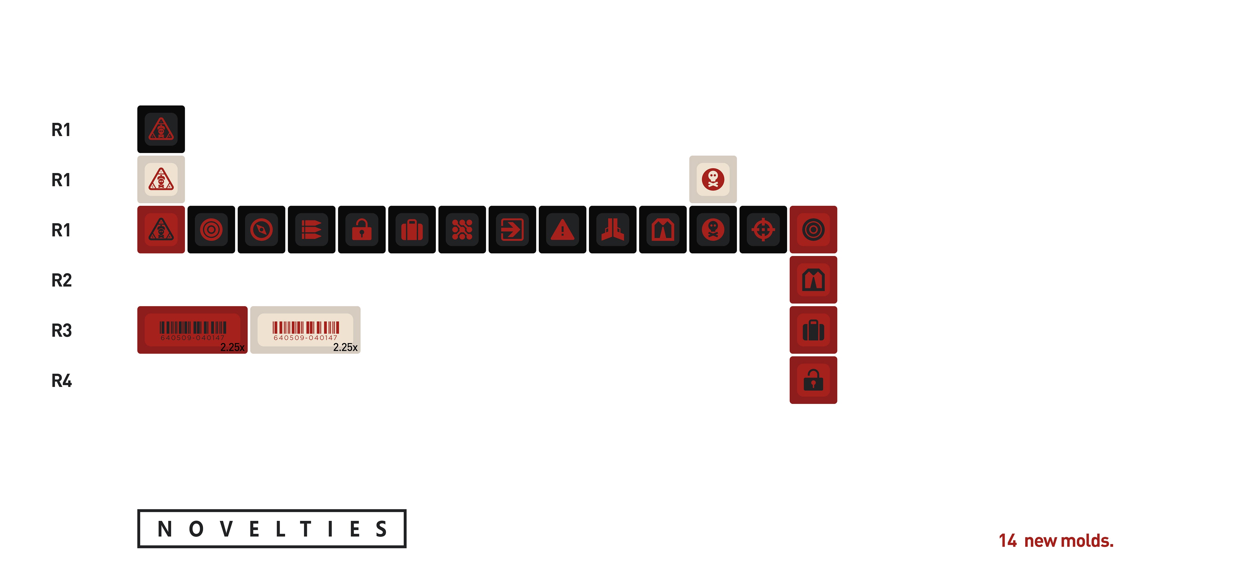 Apos Audio Signature Plastics Keycaps SP SA Silent Assassin Keycap Set