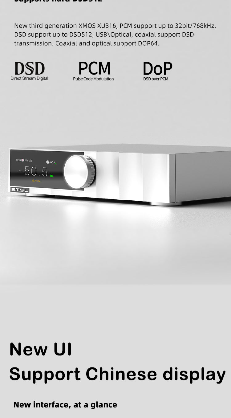 Apos Audio SMSL CD Players & Recorders SMSL D200 Desktop DAC and Pre-Amp