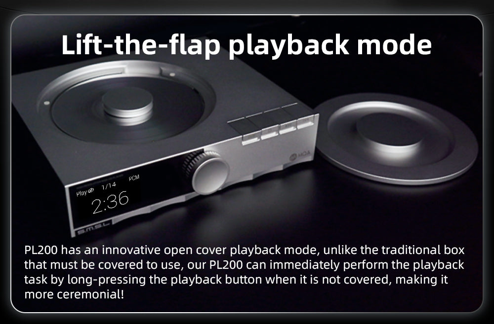 Apos Audio SMSL DAC (Digital-to-Analog Converter) SMSL PL200 MQA-CD Player DAC