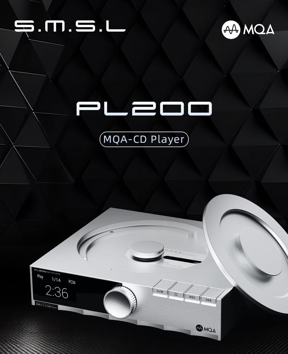 Apos Audio SMSL DAC (Digital-to-Analog Converter) SMSL PL200 MQA-CD Player DAC
