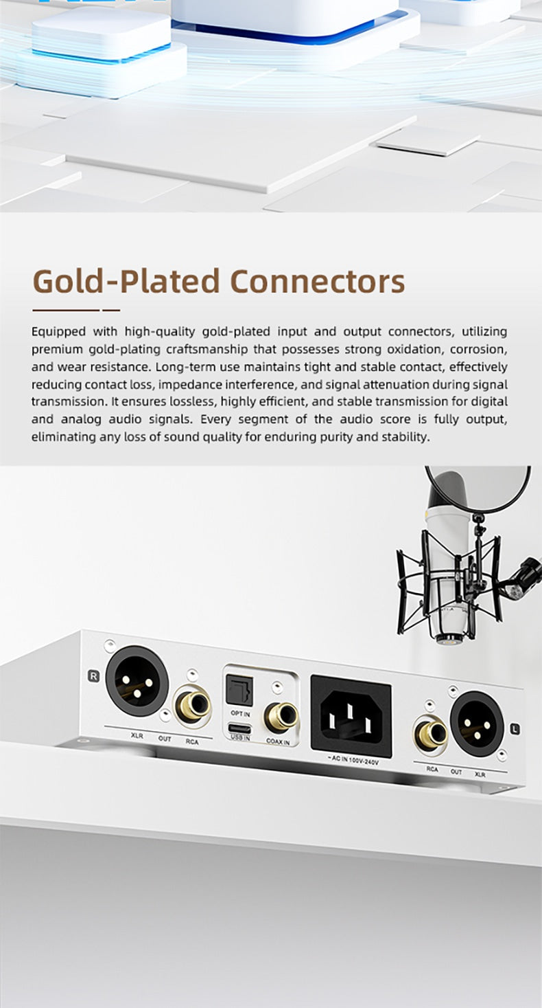 Apos Audio SMSL DAC (Digital-to-Analog Converter) SMSL R100 R2R Desktop DAC