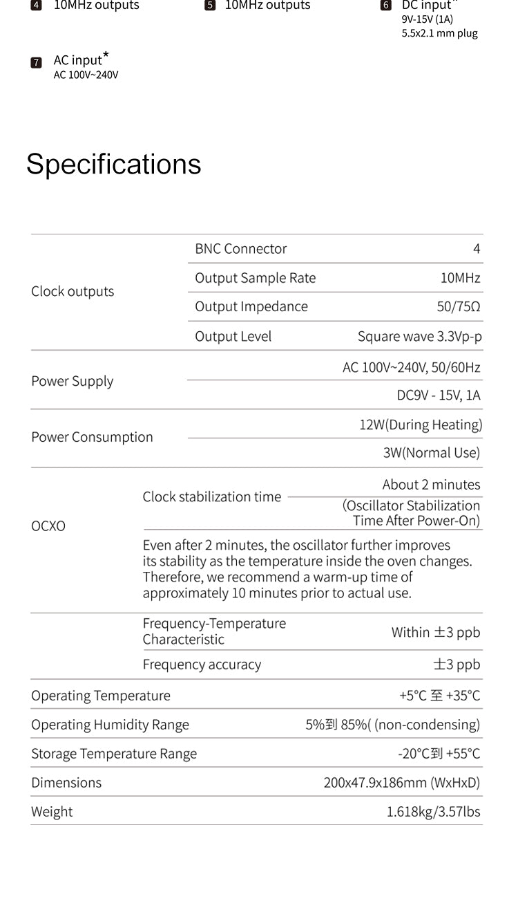 Apos Audio SMSL External Clock SMSL G1 Master Clock Generator