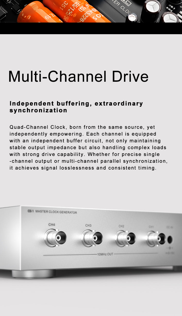 Apos Audio SMSL External Clock SMSL G1 Master Clock Generator