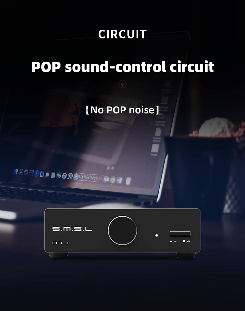 Apos Audio SMSL Headphone Amp SMSL DA-1 High Resolution Power Amplifier