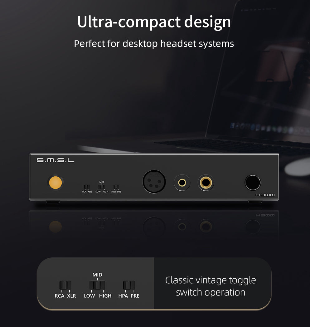 Apos Audio SMSL Headphone Amp SMSL H300 Headphone Amplifier