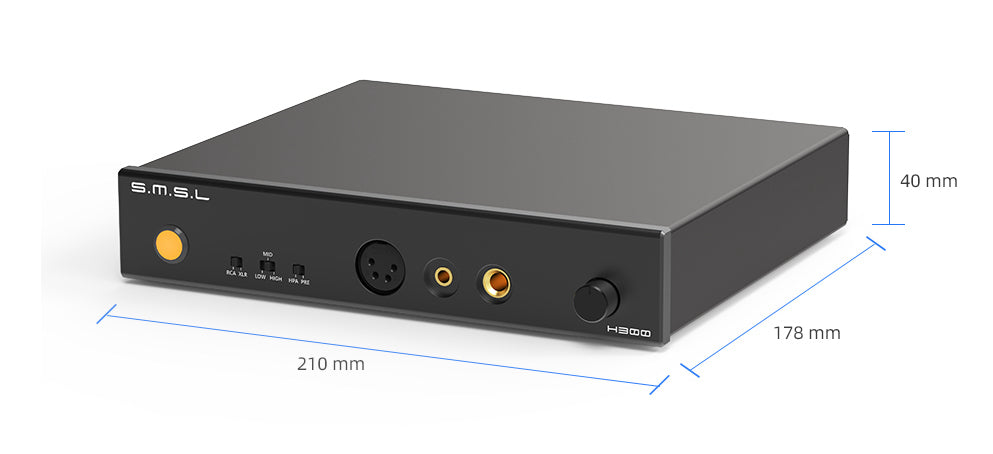 Apos Audio SMSL Headphone Amp SMSL H300 Headphone Amplifier