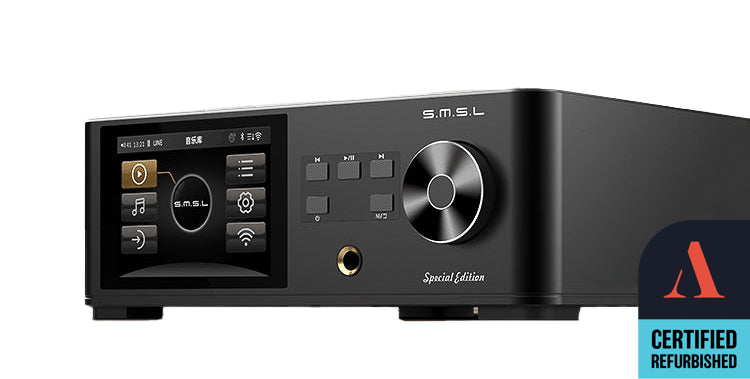 Apos Audio SMSL Headphone DAC/Amp SMSL DP5se HIFI Network Music Player (Apos Certified Refurbished) Like New