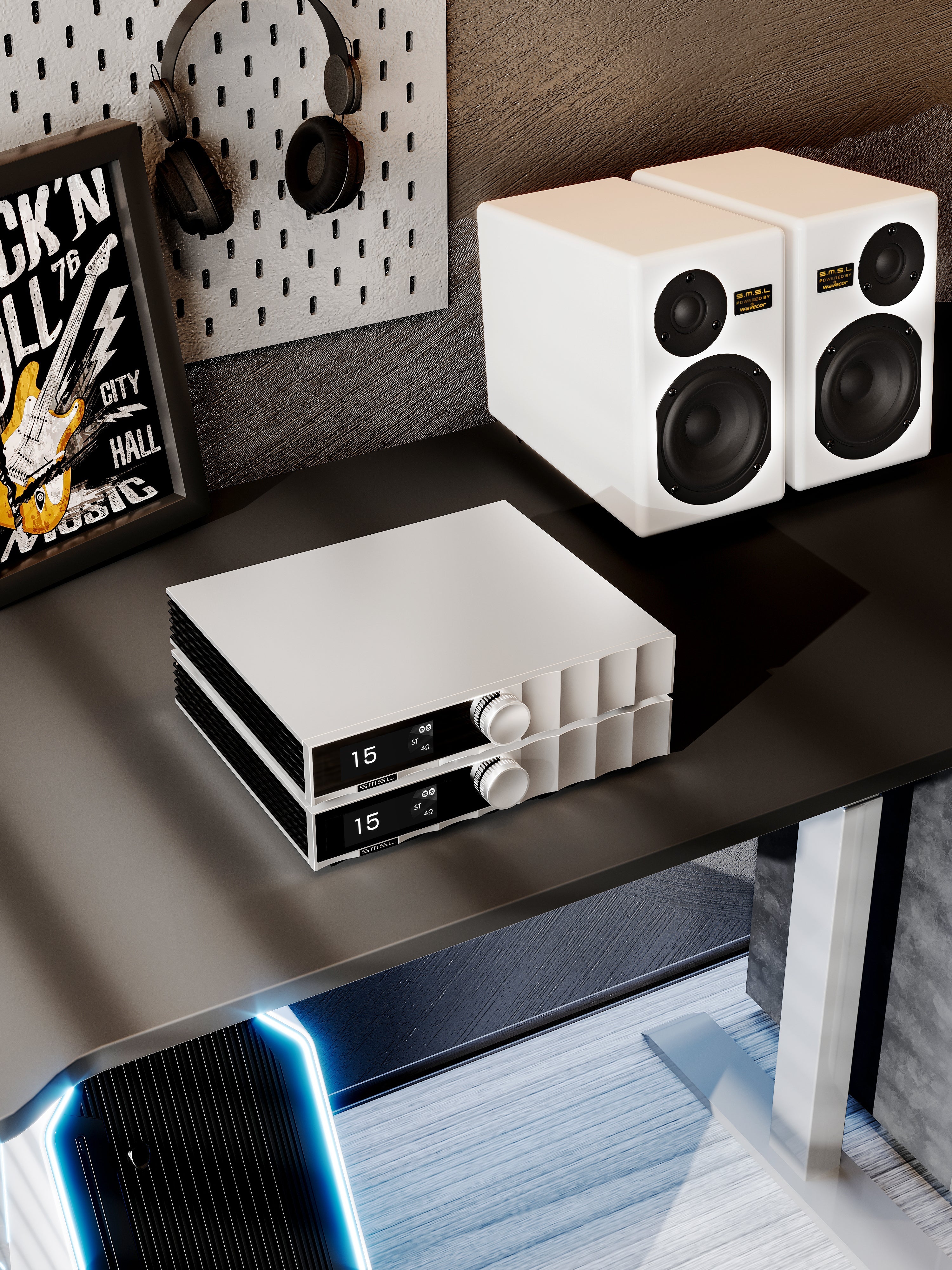 Apos Audio SMSL Speaker Amp SMSL PA400 Gallium Nitride Power Amplifier