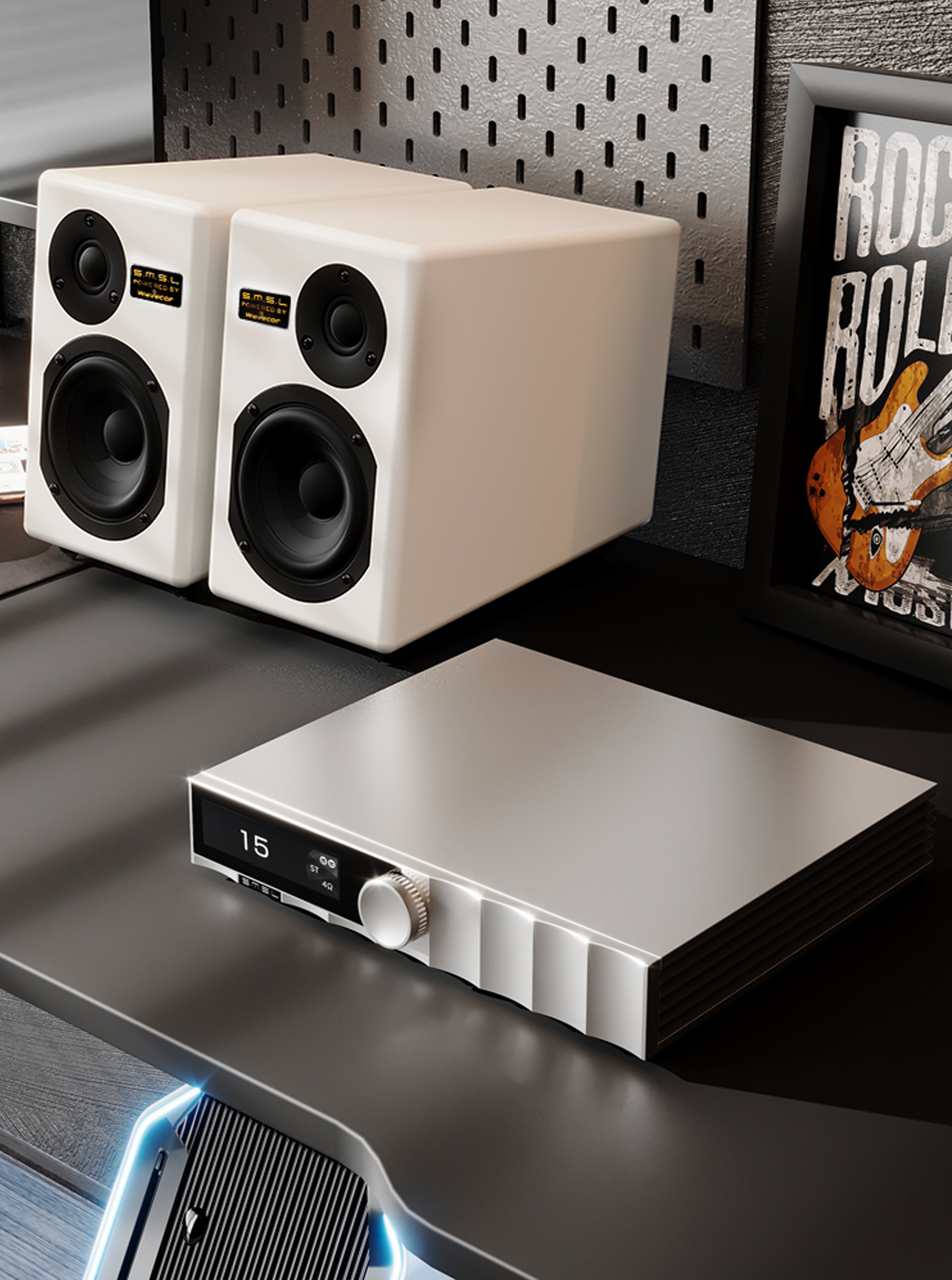 Apos Audio SMSL Speaker Amp SMSL PA400 Gallium Nitride Power Amplifier