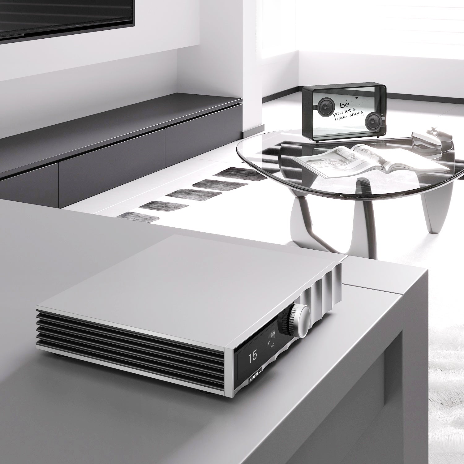 Apos Audio SMSL Speaker Amp SMSL PA400 Gallium Nitride Power Amplifier