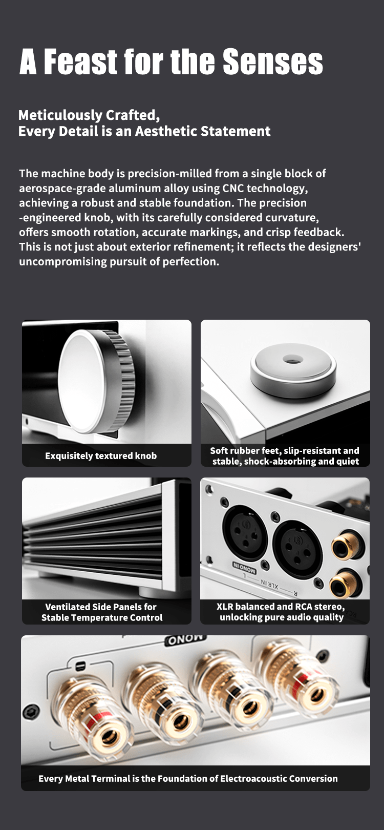 Apos Audio SMSL Speaker Amp SMSL PA400 Gallium Nitride Power Amplifier