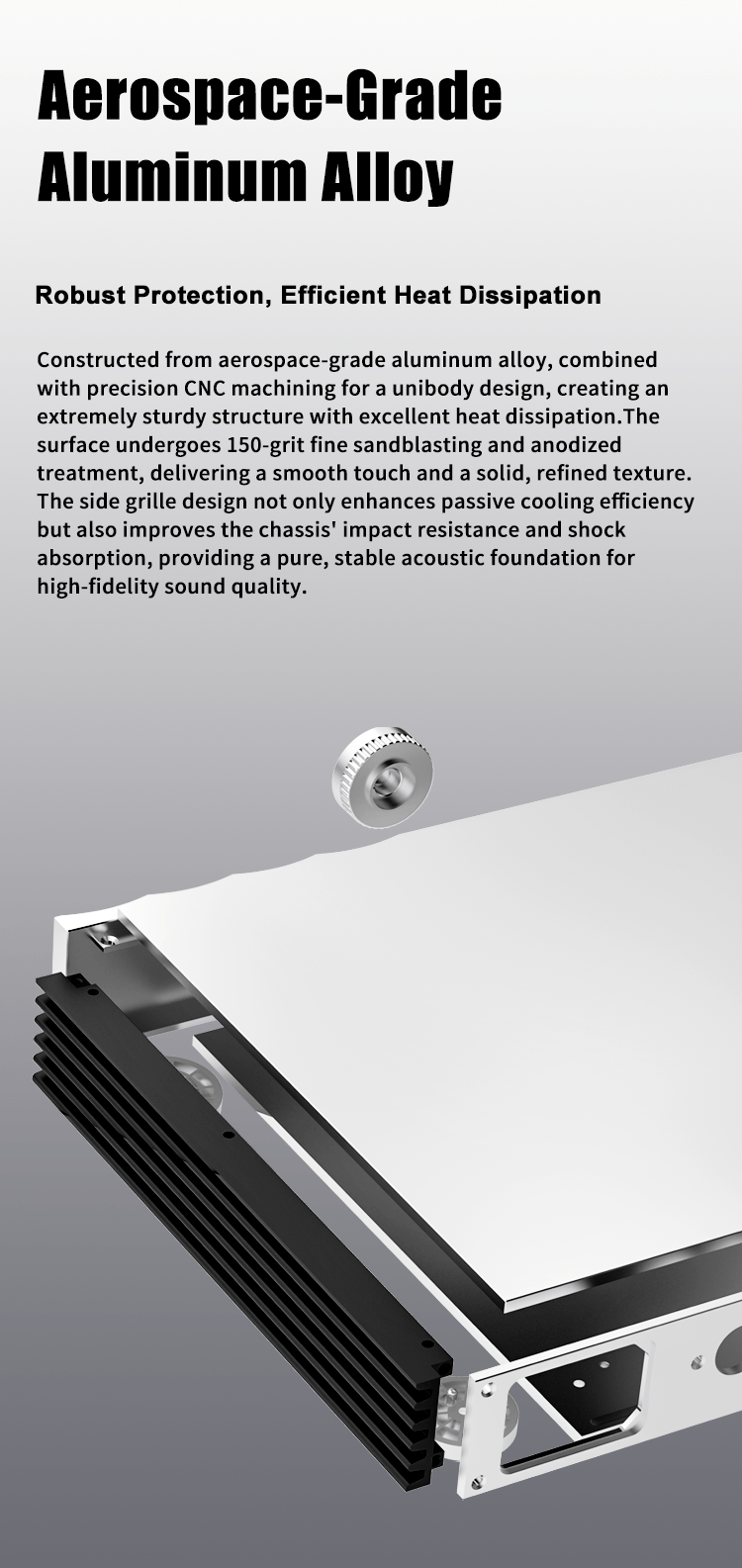 Apos Audio SMSL Speaker Amp SMSL PA400 Gallium Nitride Power Amplifier