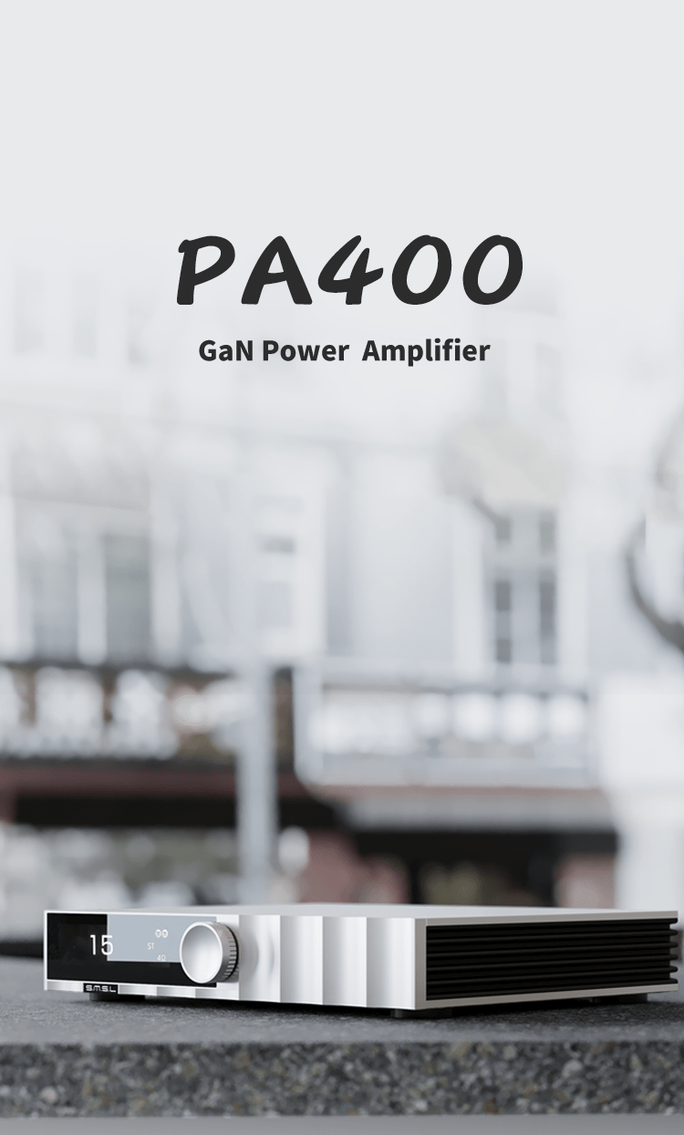 Apos Audio SMSL Speaker Amp SMSL PA400 Gallium Nitride Power Amplifier