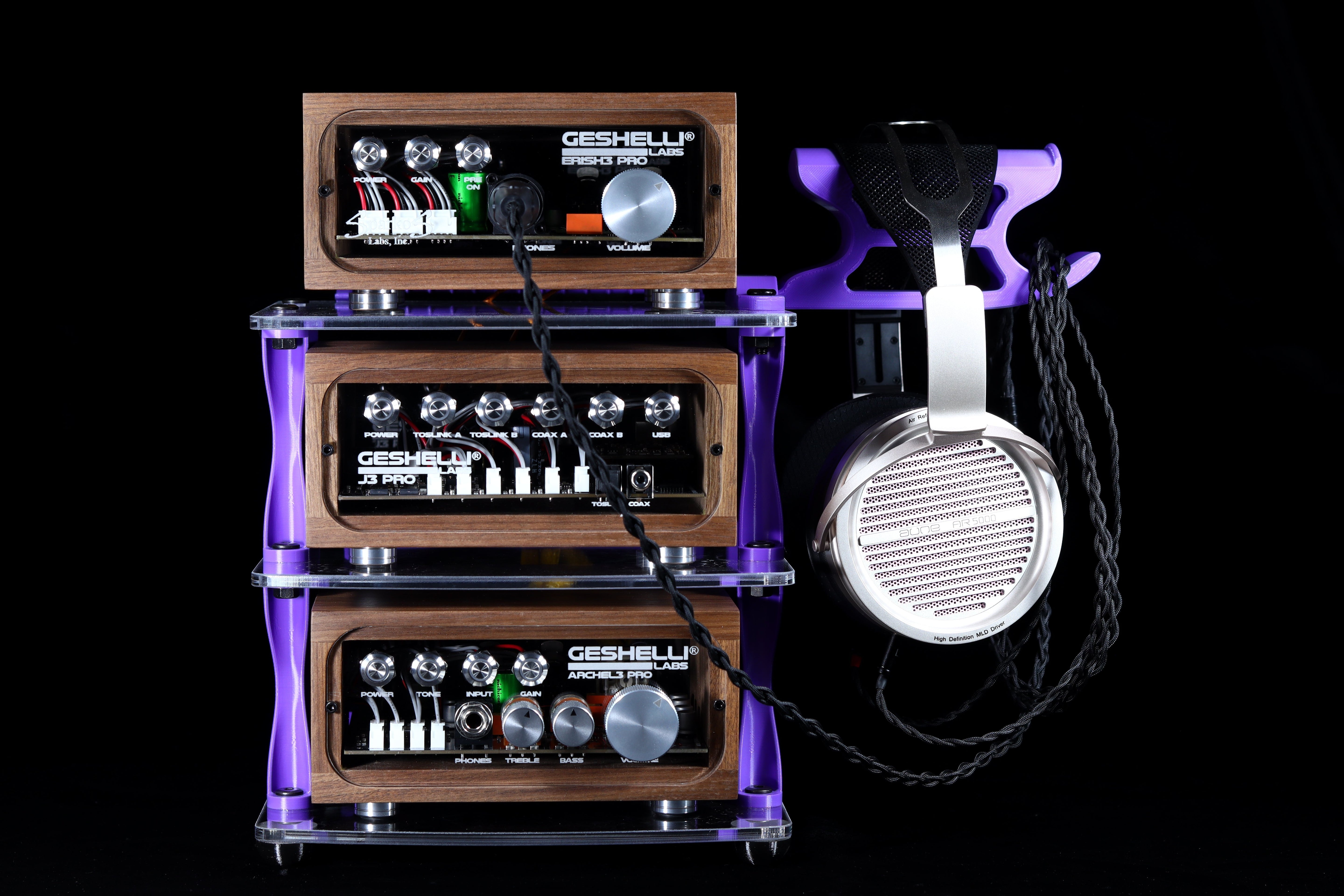 Apos Audio Sound Solver Audio Rack Sound Solver Headphone Hanger