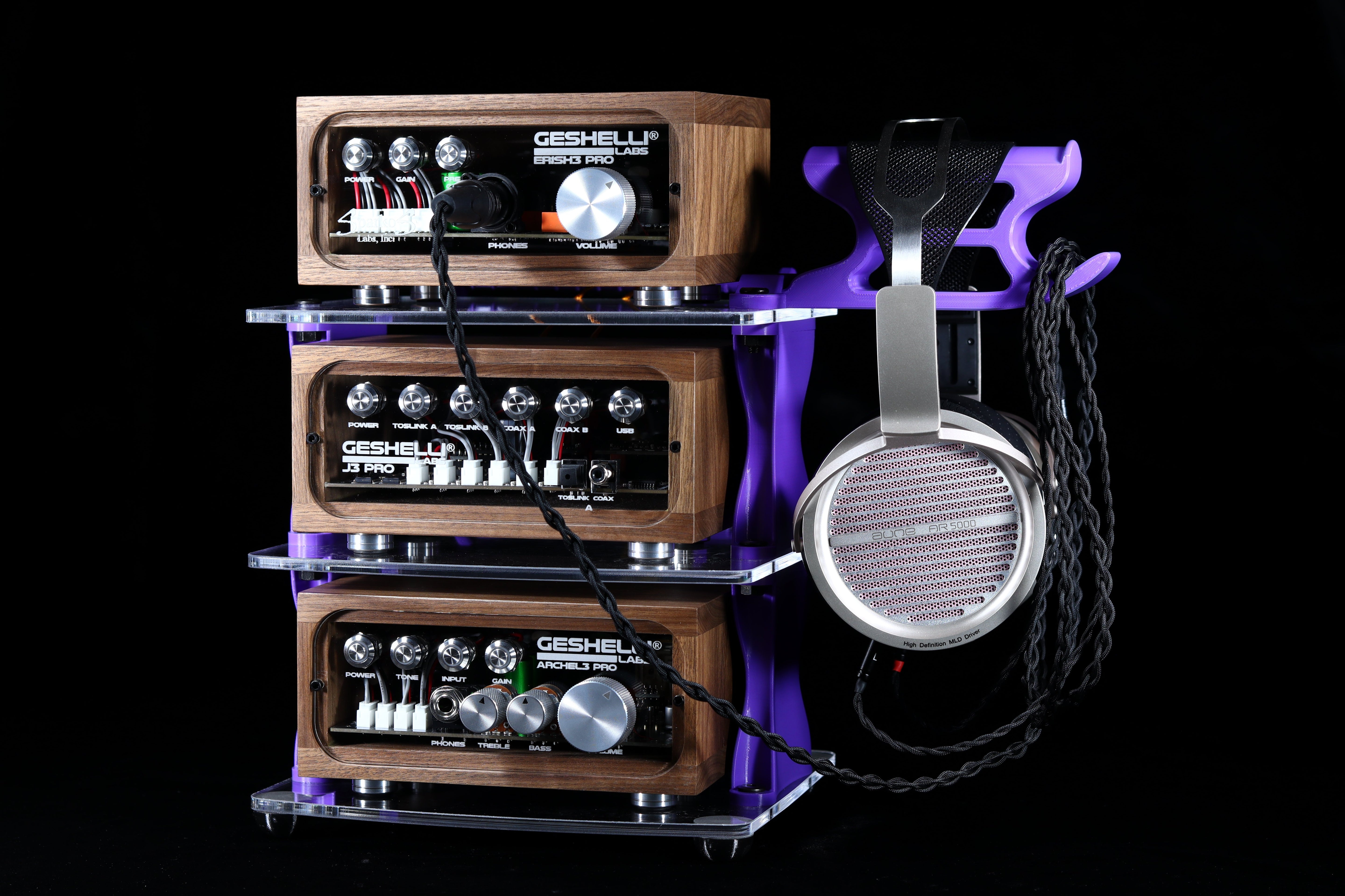 Apos Audio Sound Solver Audio Rack Sound Solver Headphone Hanger