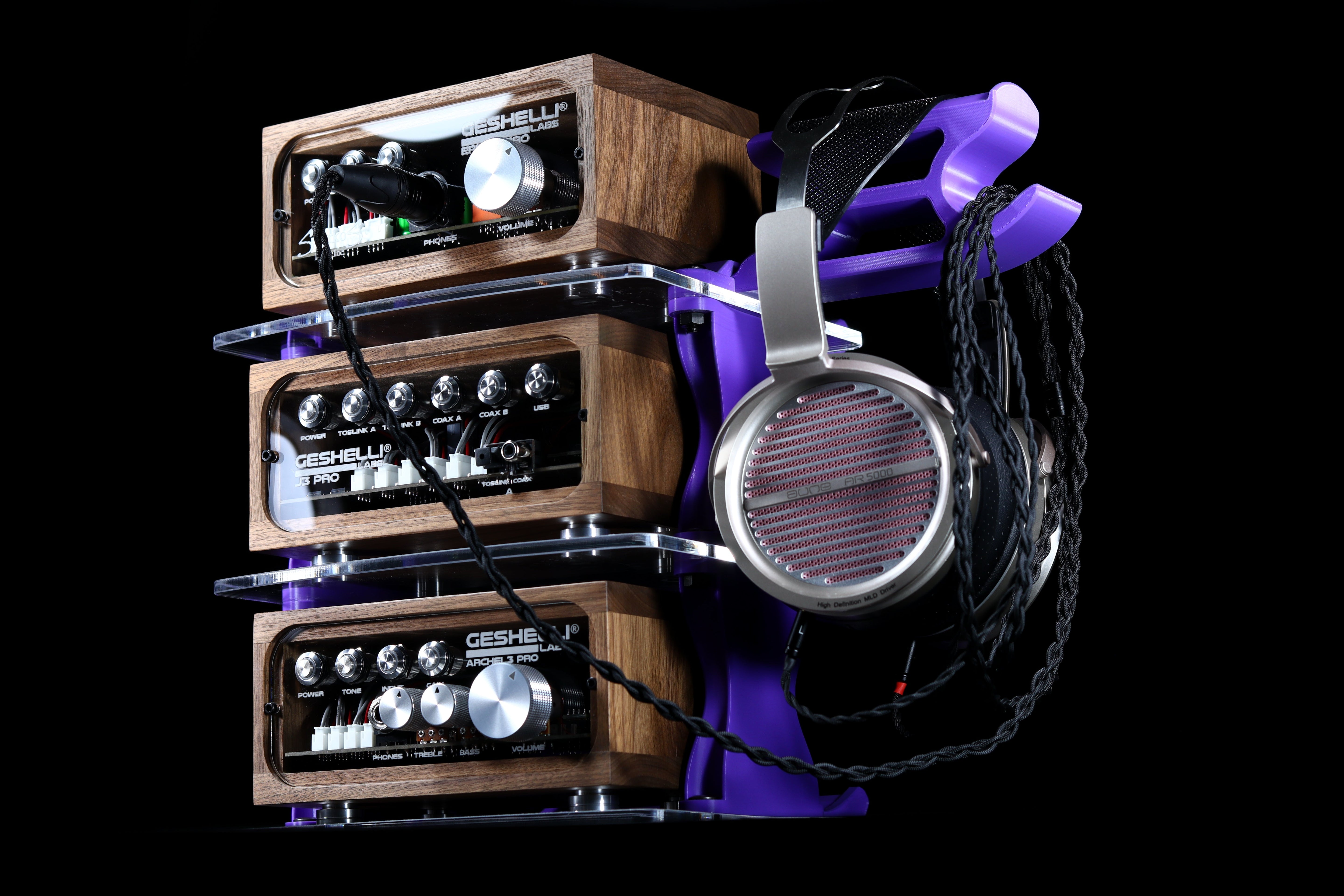 Apos Audio Sound Solver Audio Rack Sound Solver Headphone Hanger