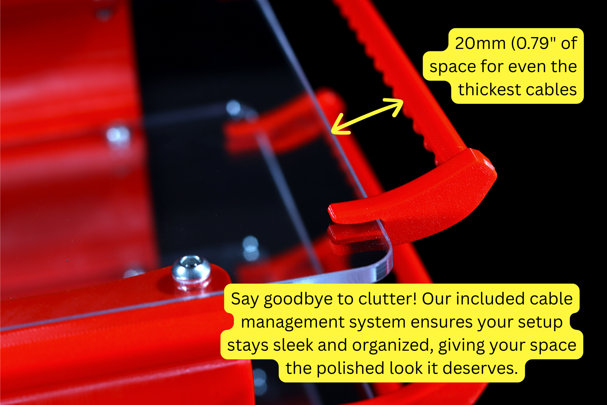 Apos Audio Sound Solver Audio Rack Sound Solver Large Desktop Audio Rack | External Brackets | Acrylic Shelves