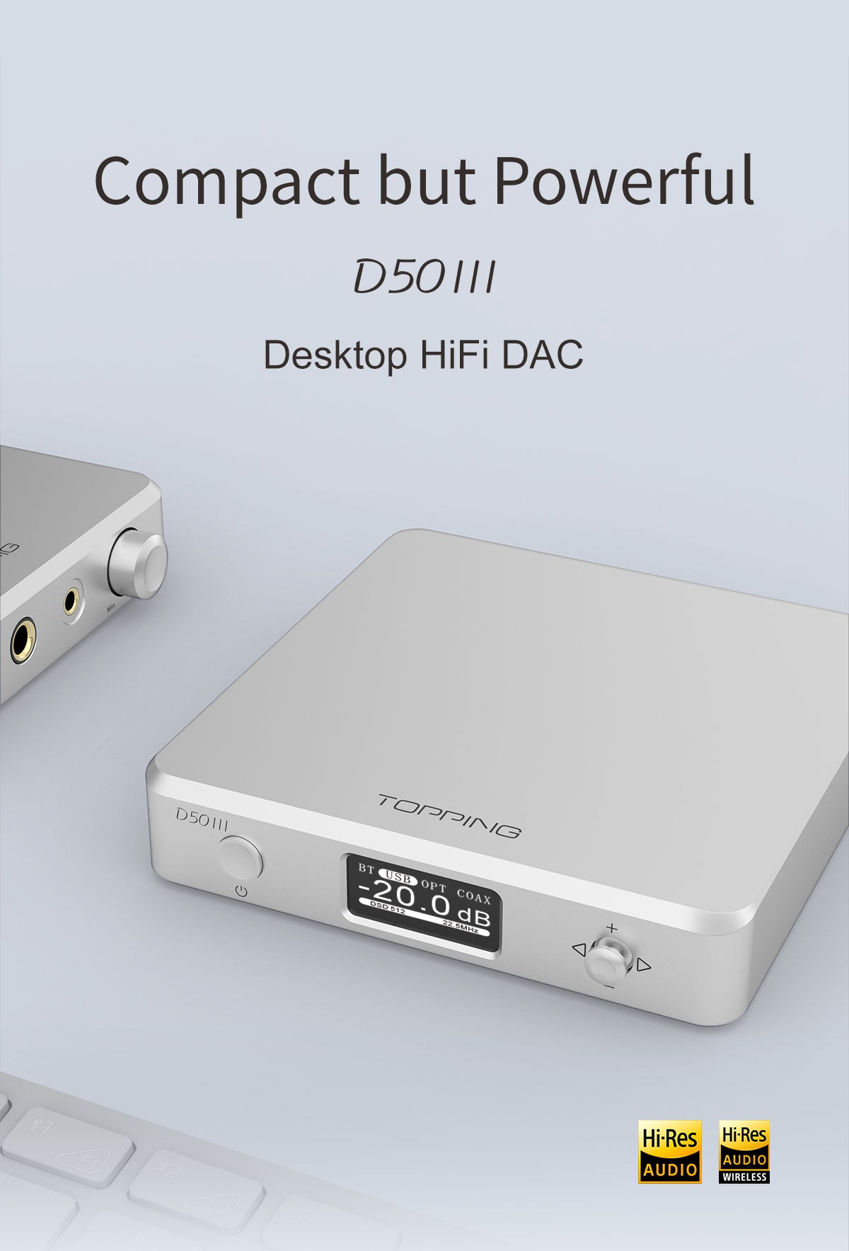 Apos Audio TOPPING DAC (Digital-to-Analog Converter) TOPPING D50 III Desktop DAC