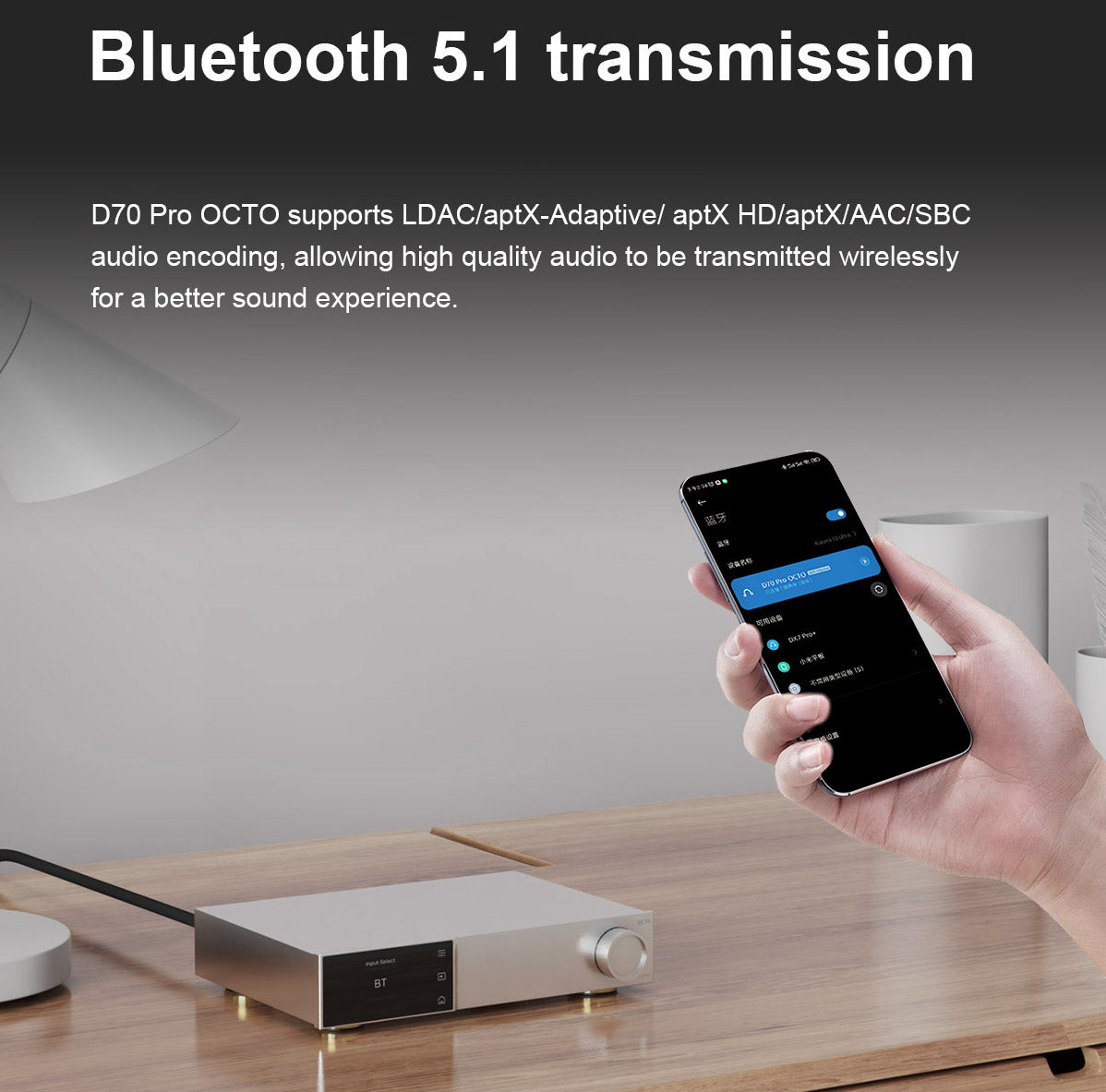 Apos Audio TOPPING DAC (Digital-to-Analog Converter) TOPPING D70 Pro OCTO HIFI Desktop DAC