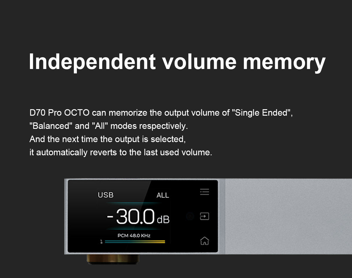 Apos Audio TOPPING DAC (Digital-to-Analog Converter) TOPPING D70 Pro OCTO HIFI Desktop DAC