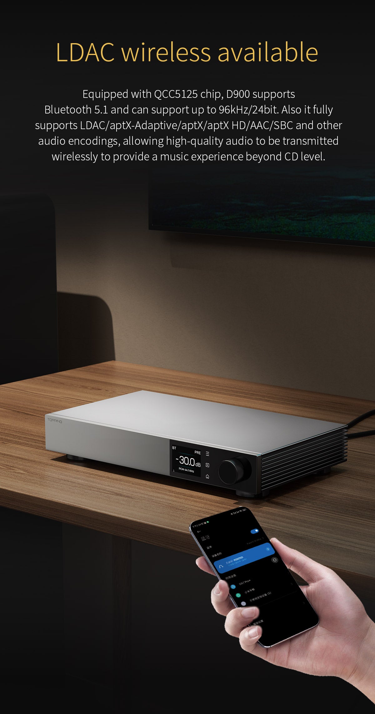 Apos Audio TOPPING DAC (Digital-to-Analog Converter) TOPPING D900 DAC (Digital-to-Analog Converter)