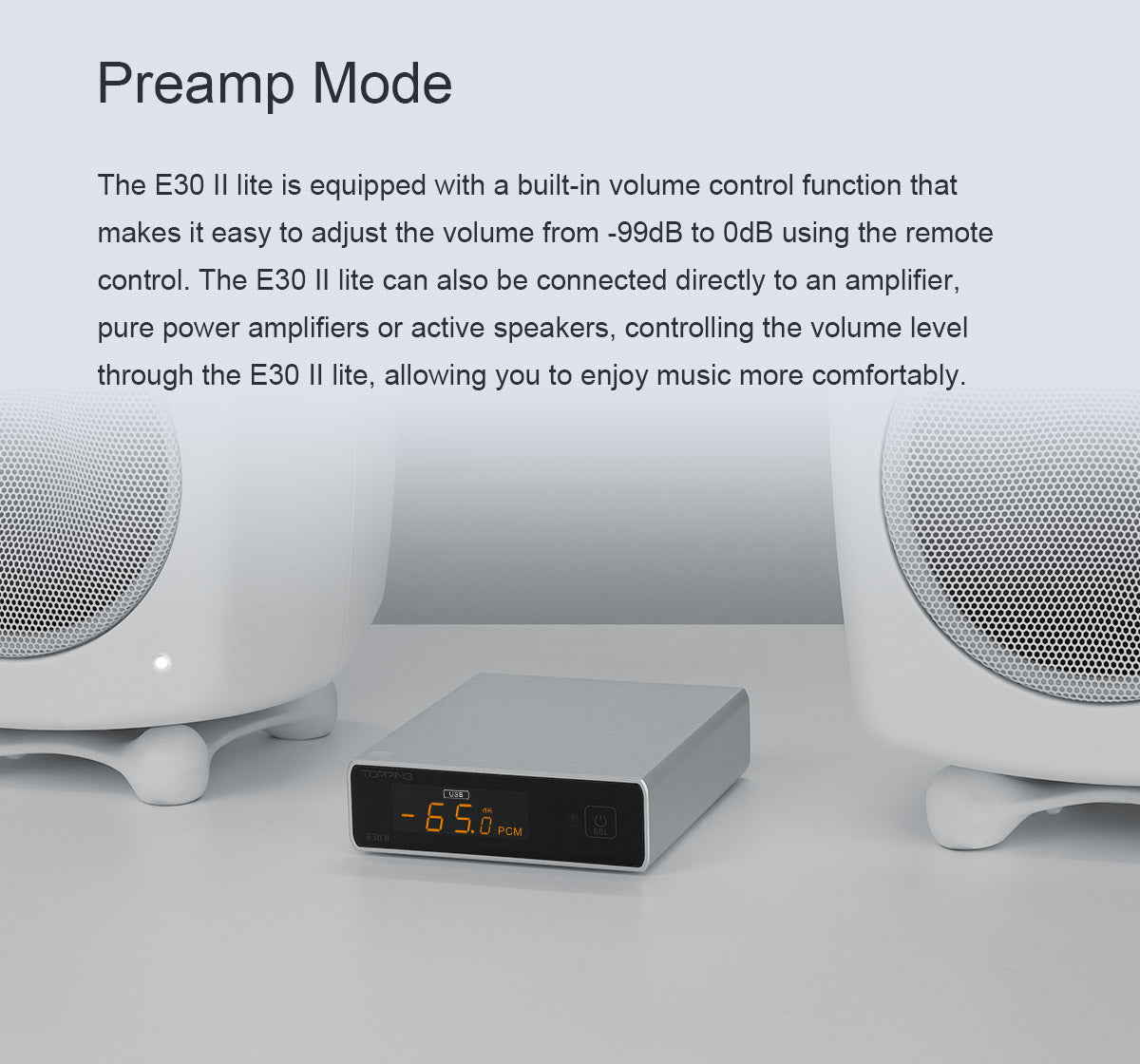 Apos Audio TOPPING DAC (Digital-to-Analog Converter) TOPPING E30 II Lite AK4493S DAC (Digital-to-Analog-Converter)