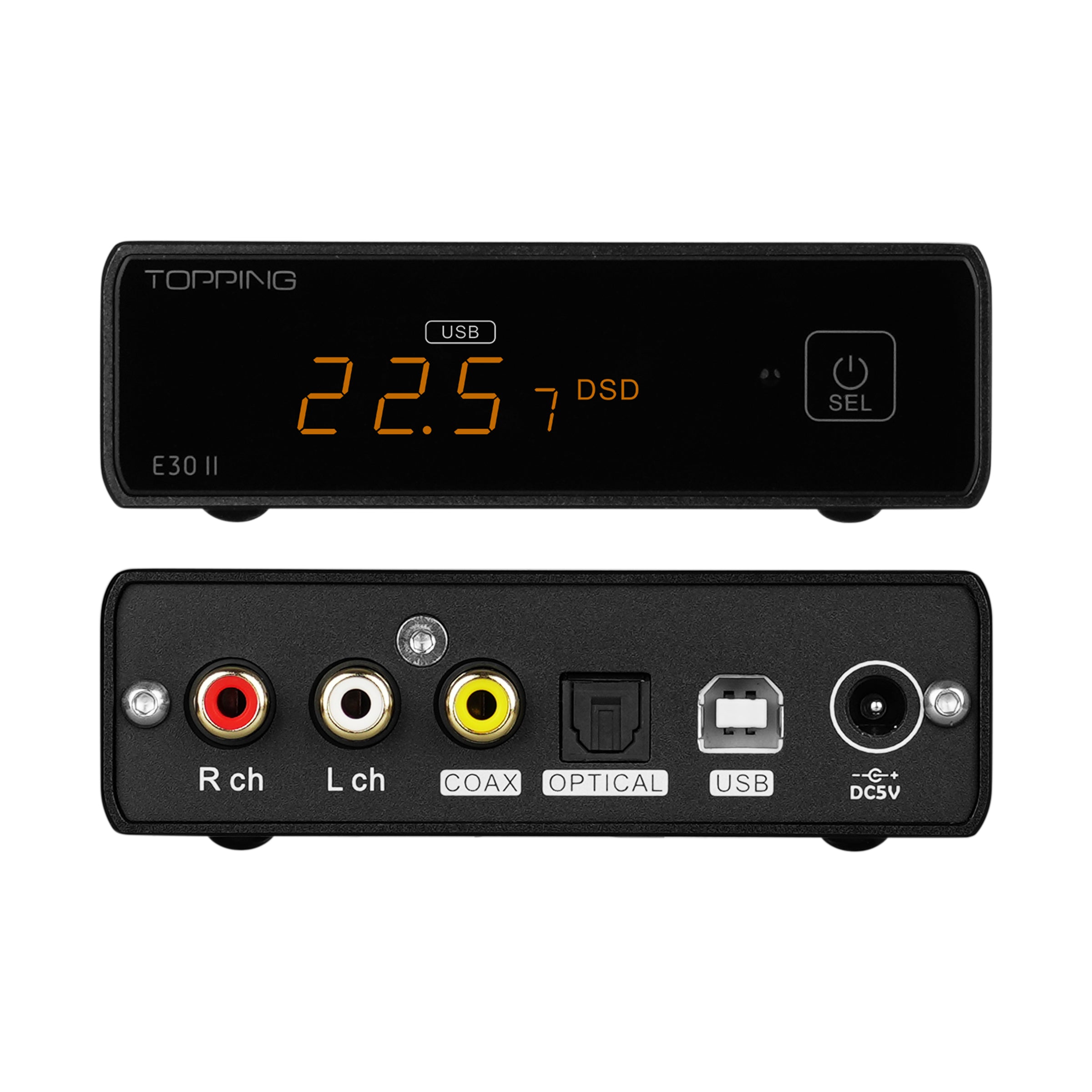 Apos Audio TOPPING DAC (Digital-to-Analog Converter) TOPPING E30 II Lite AK4493S DAC (Digital-to-Analog-Converter)