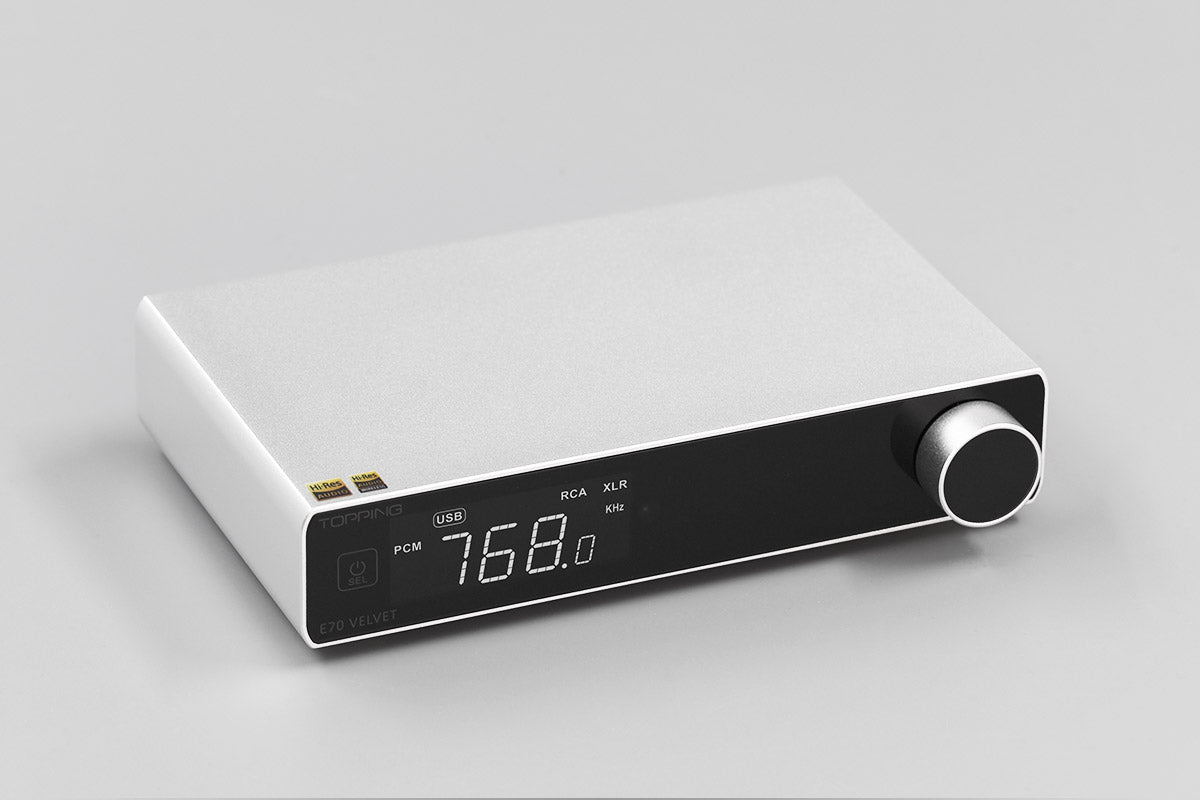 Apos Audio TOPPING DAC (Digital-to-Analog Converter) TOPPING E70 VELVET AK4499EX Desktop DAC (Apos Certified)
