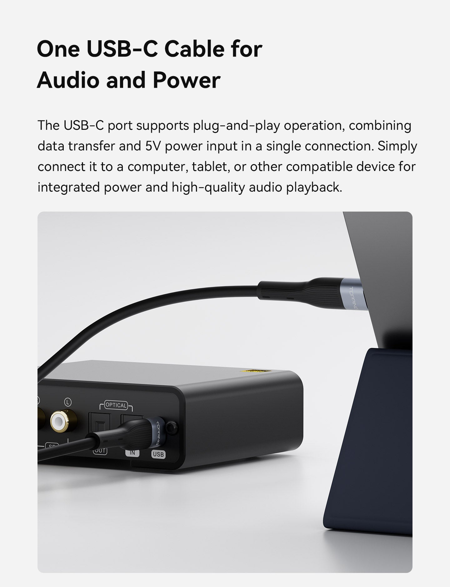 Apos Audio TOPPING Headphone DAC/Amp TOPPING DX1 II Gaming Headphone DAC/Amp